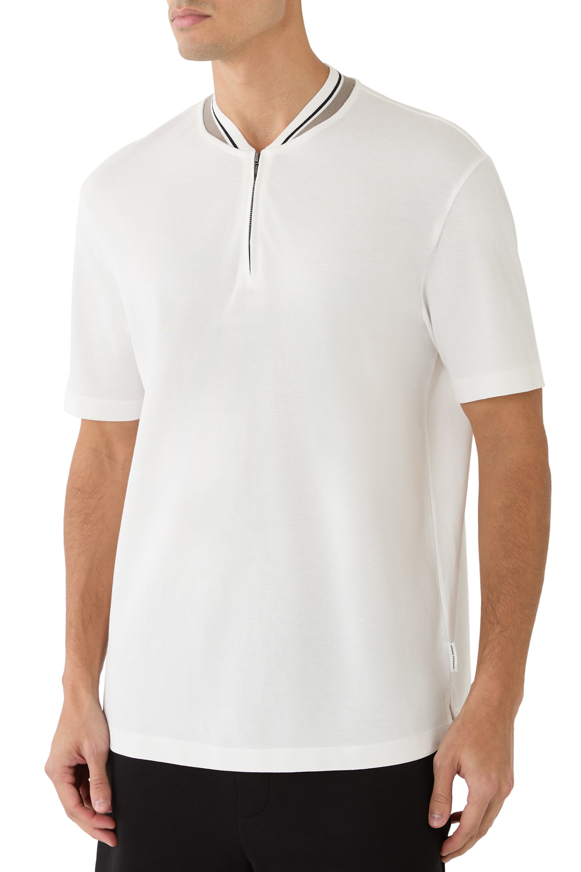 Logo Half-Zip Polo Shirt