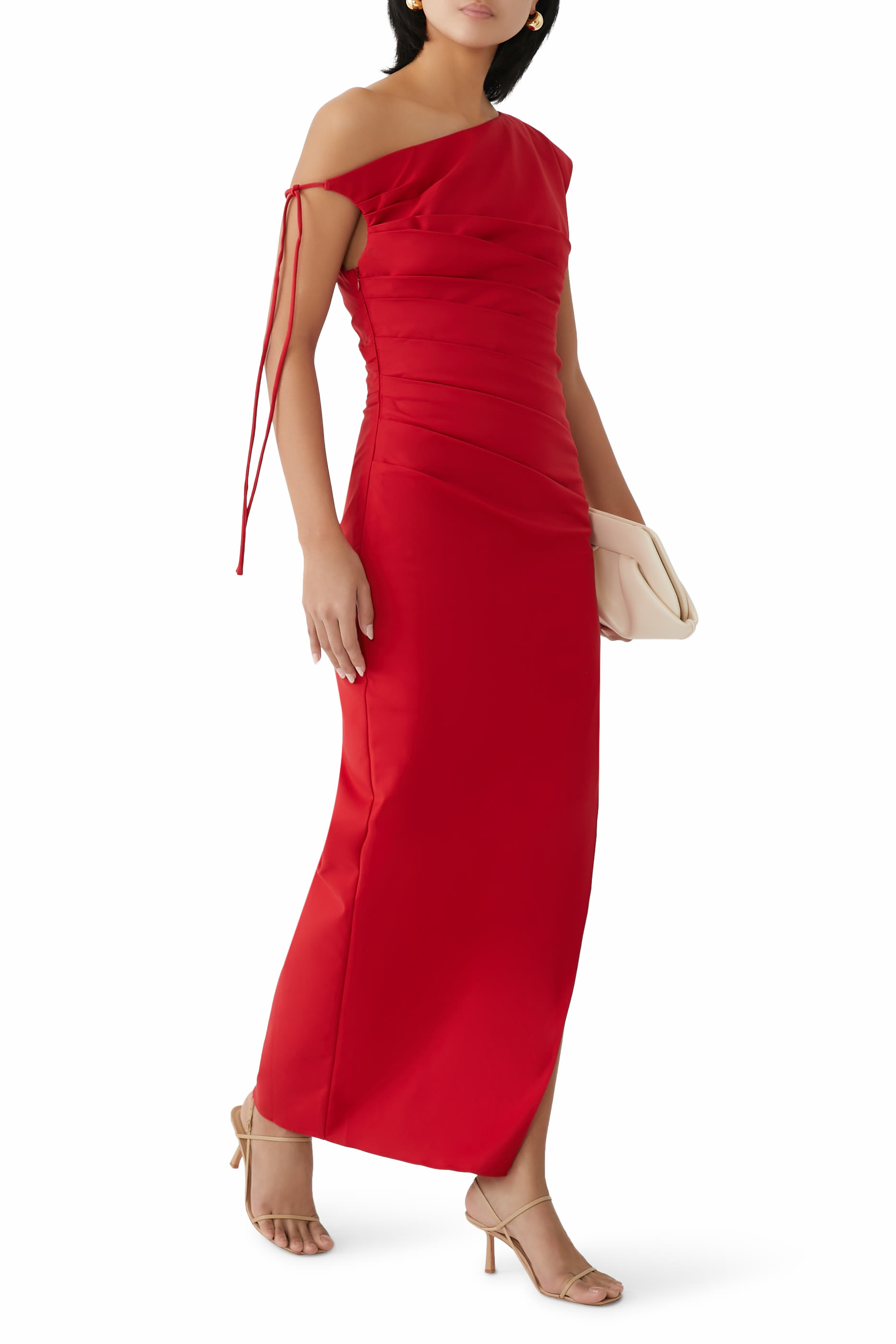 Lani Gathered Midi Dress