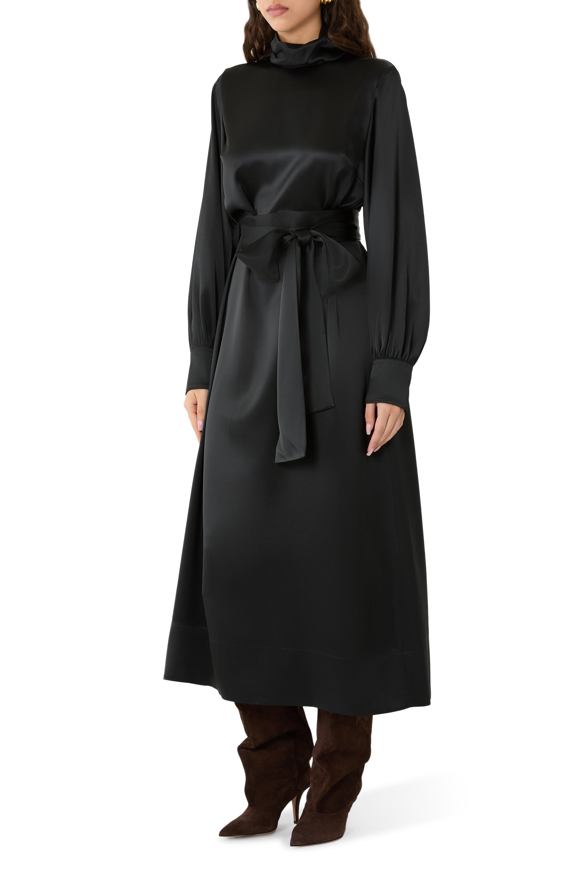 Cels Double Satin Dress 