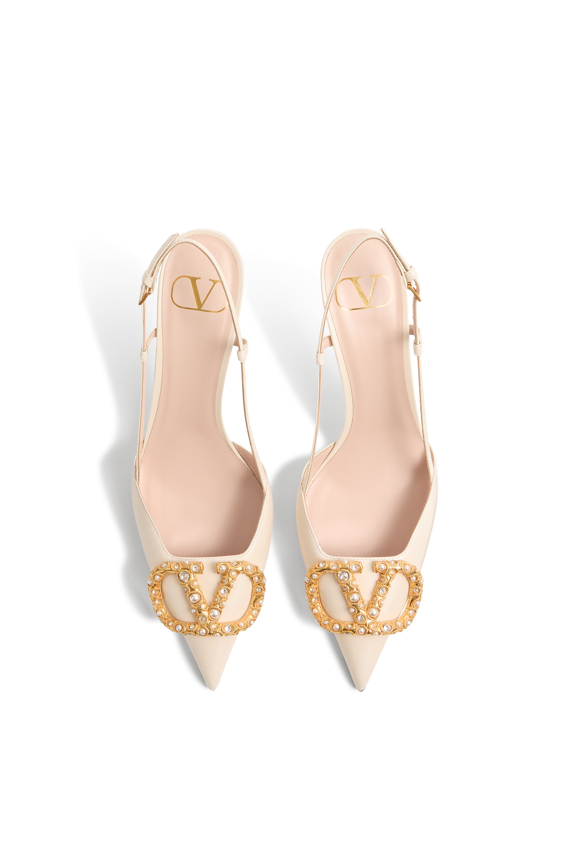 VLogo Signature Slingback Pumps 80