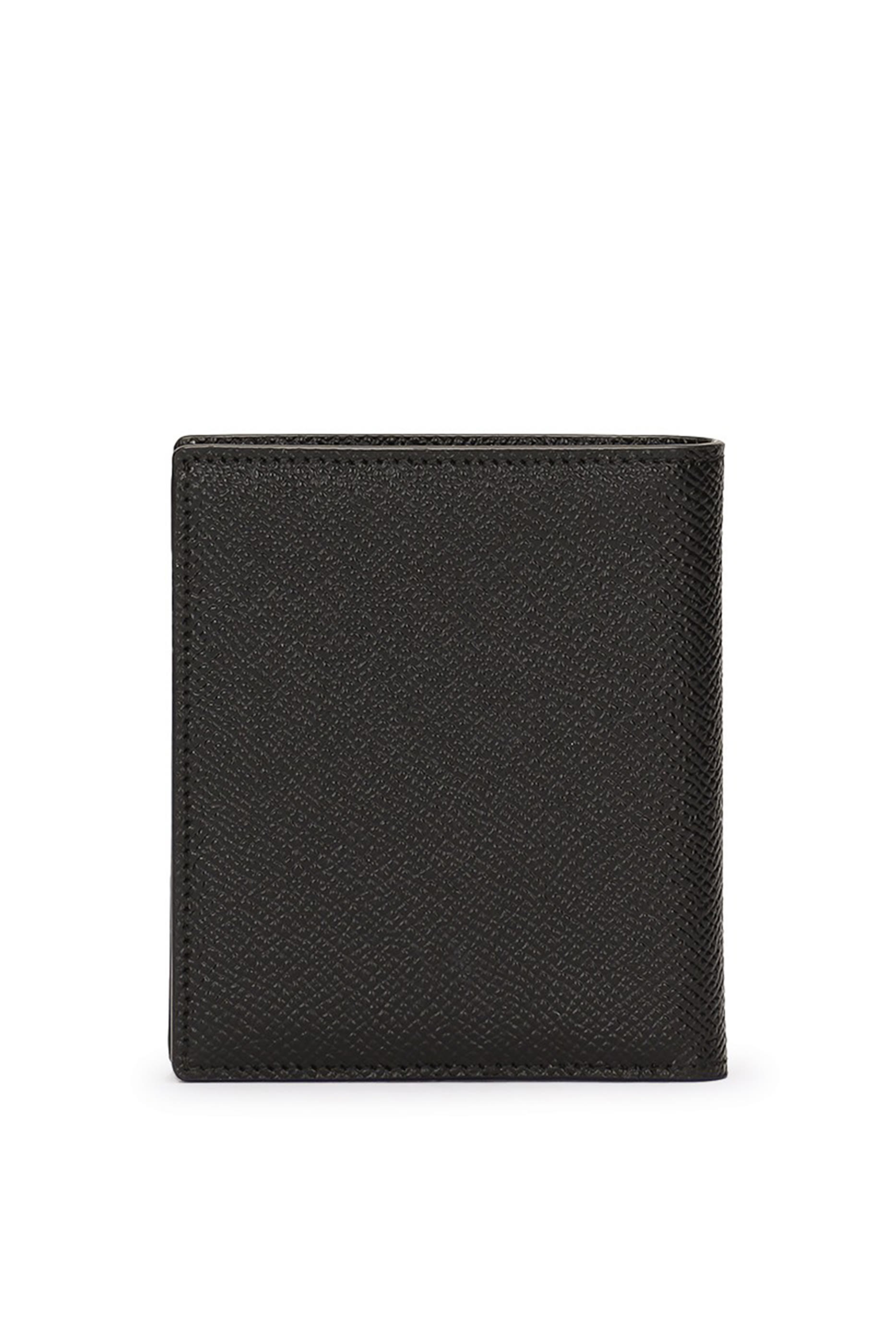 Dauphine-Print Calfskin Bifold Card Holder 