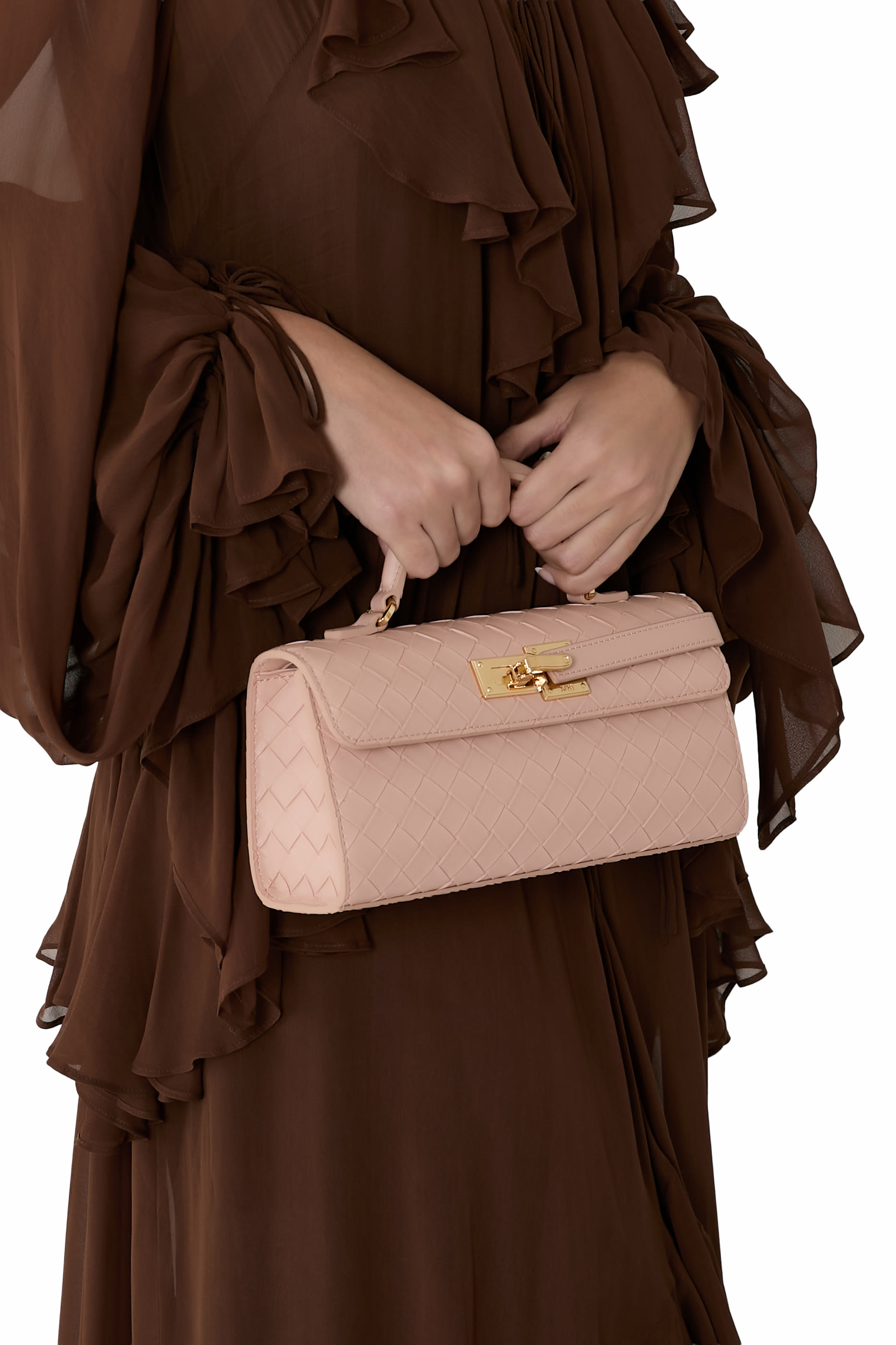 Keyla Weave Texture Top Handle Bag