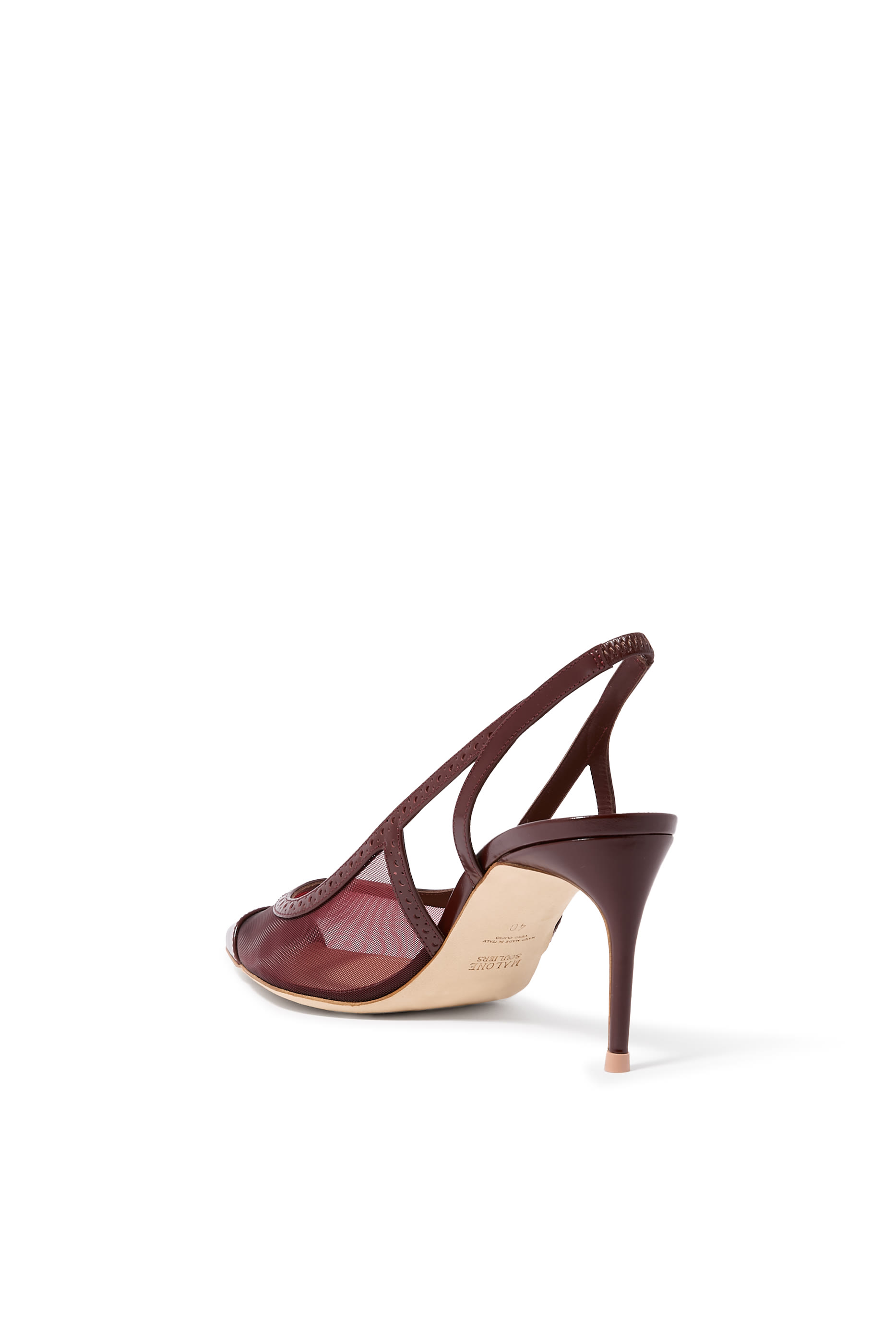 Aubrey Mesh 70 Slingback Pumps