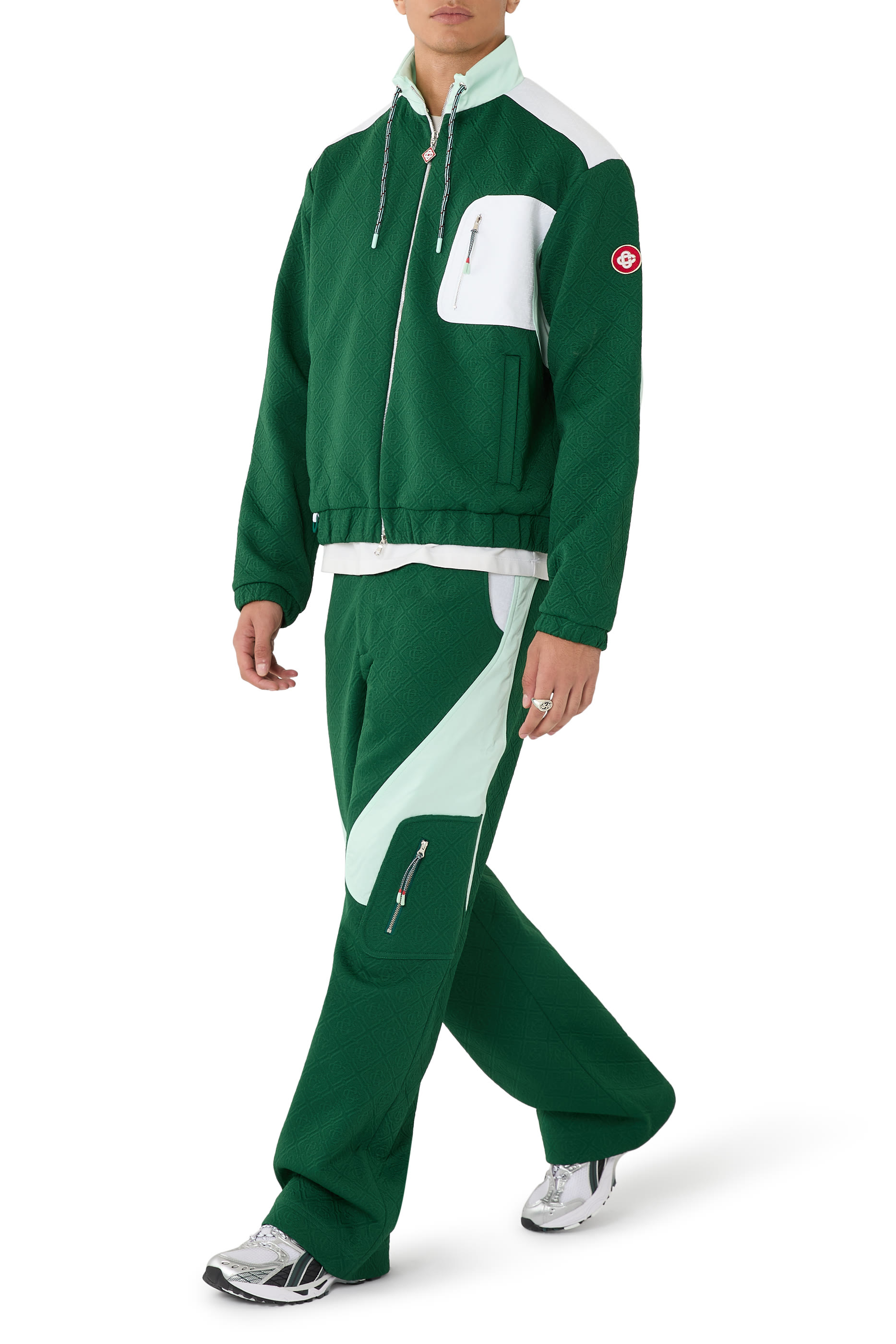 Nylon Monogram Jacquard Jacket