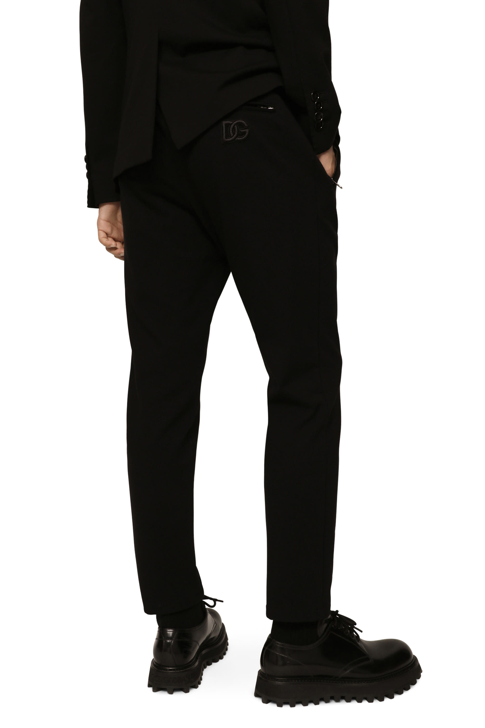 Jersey Jogging Pants with DG Patch