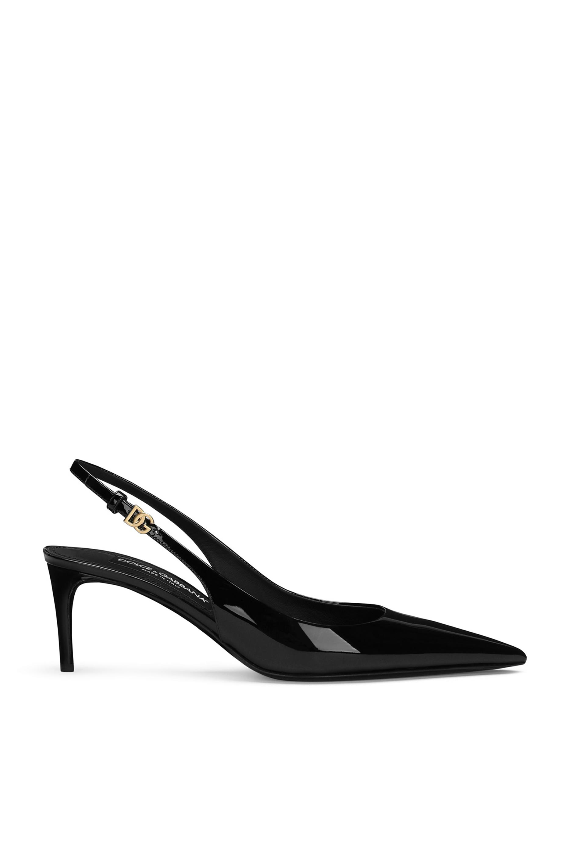 Lollo 60 Patent Leather Slingback Pumps