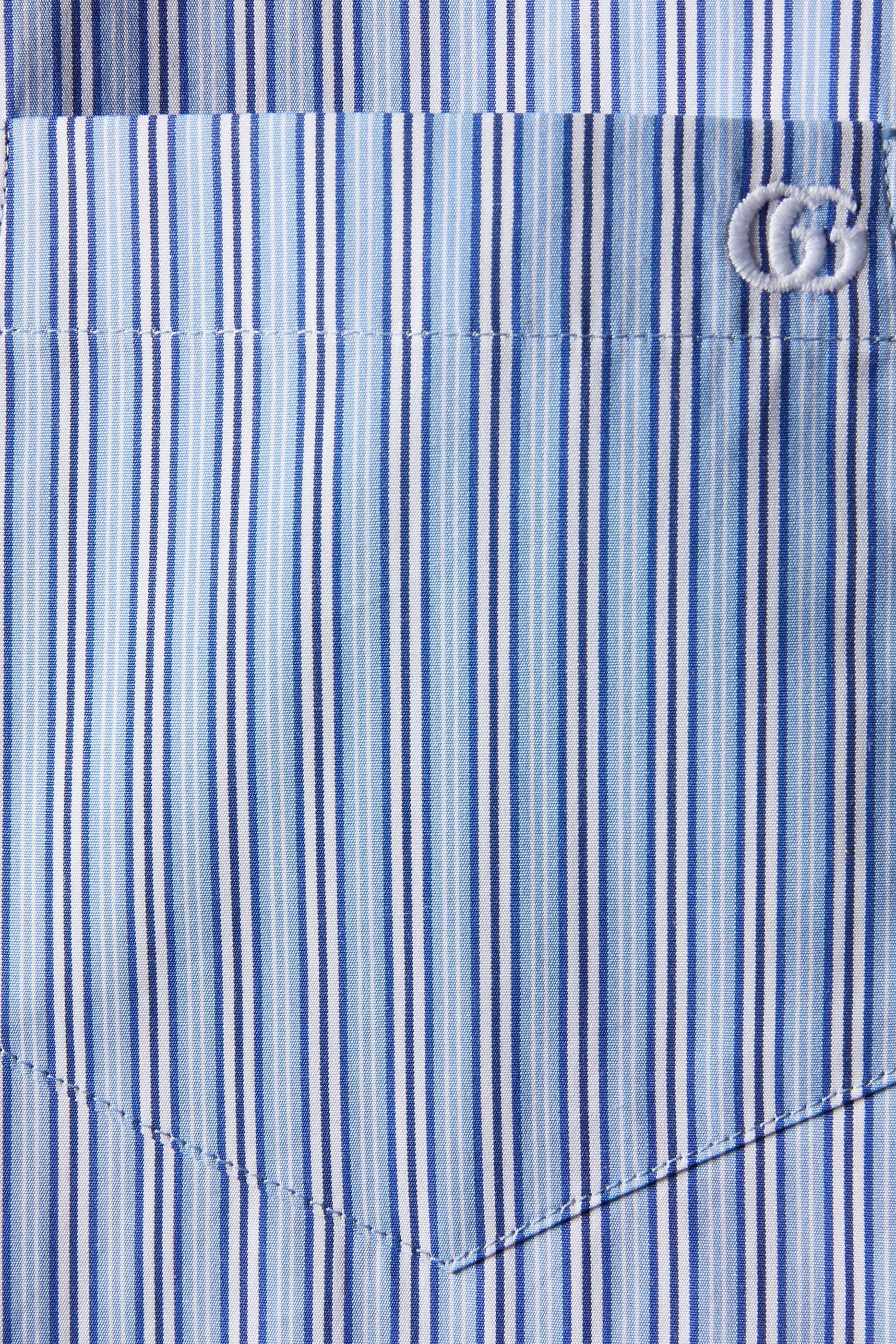 Embroidered Cotton Poplin Shirt