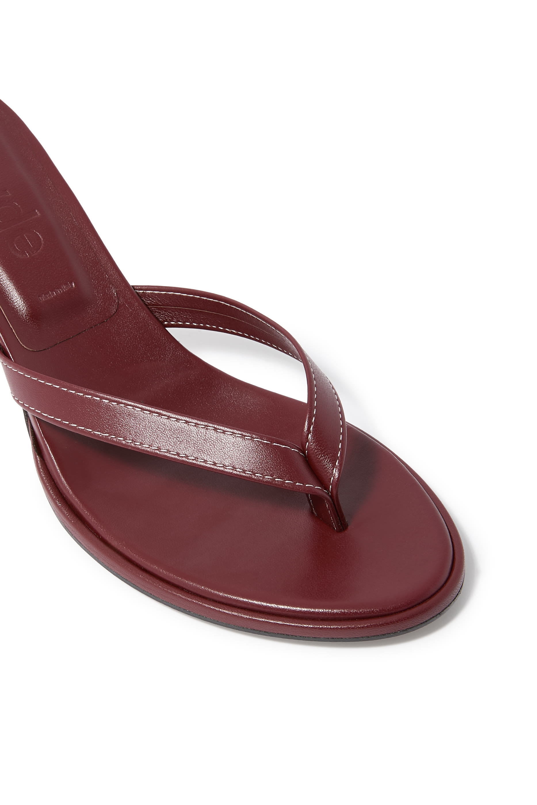 Daphne 65 Leather Thong Sandals