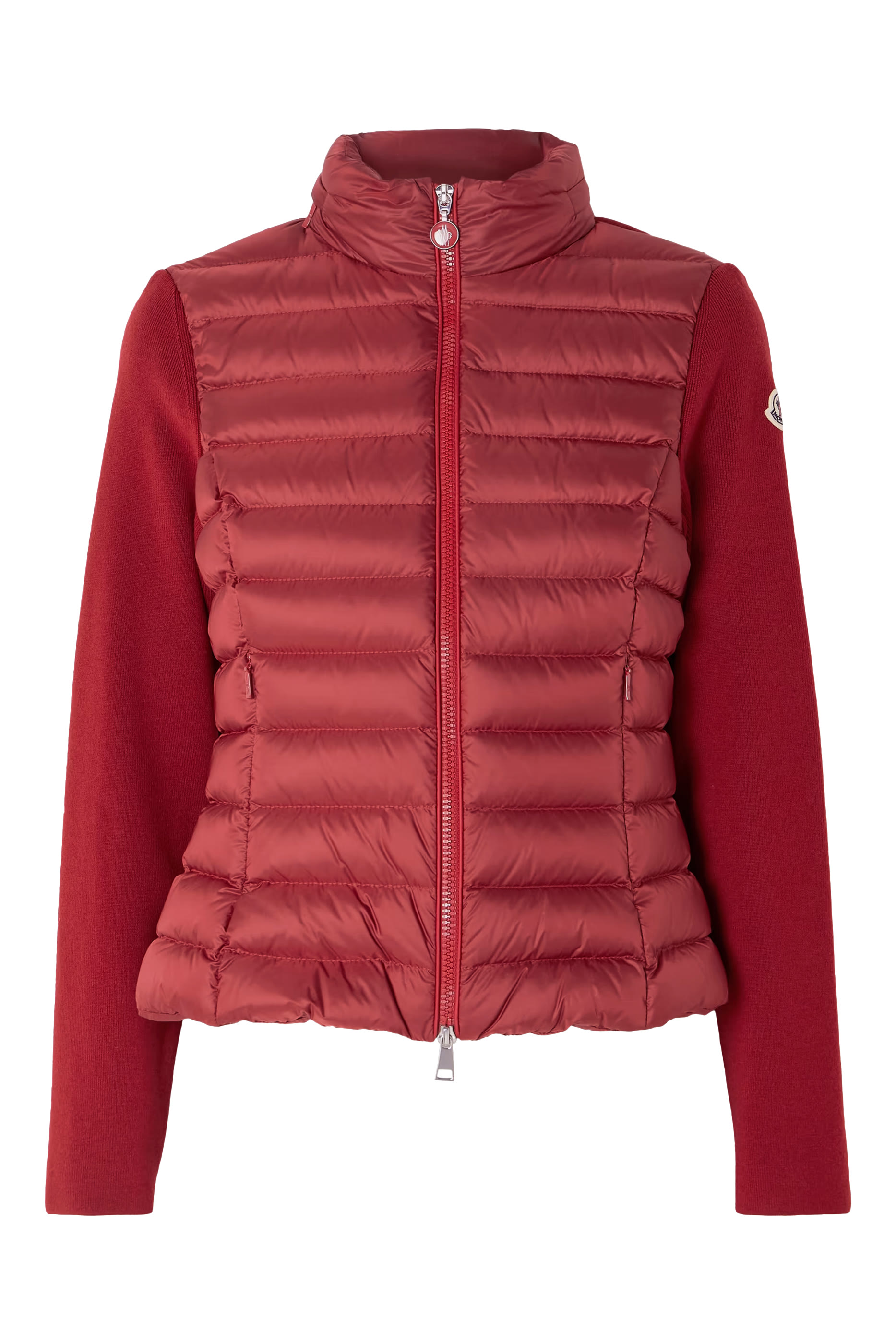  Padded Wool Cardigan