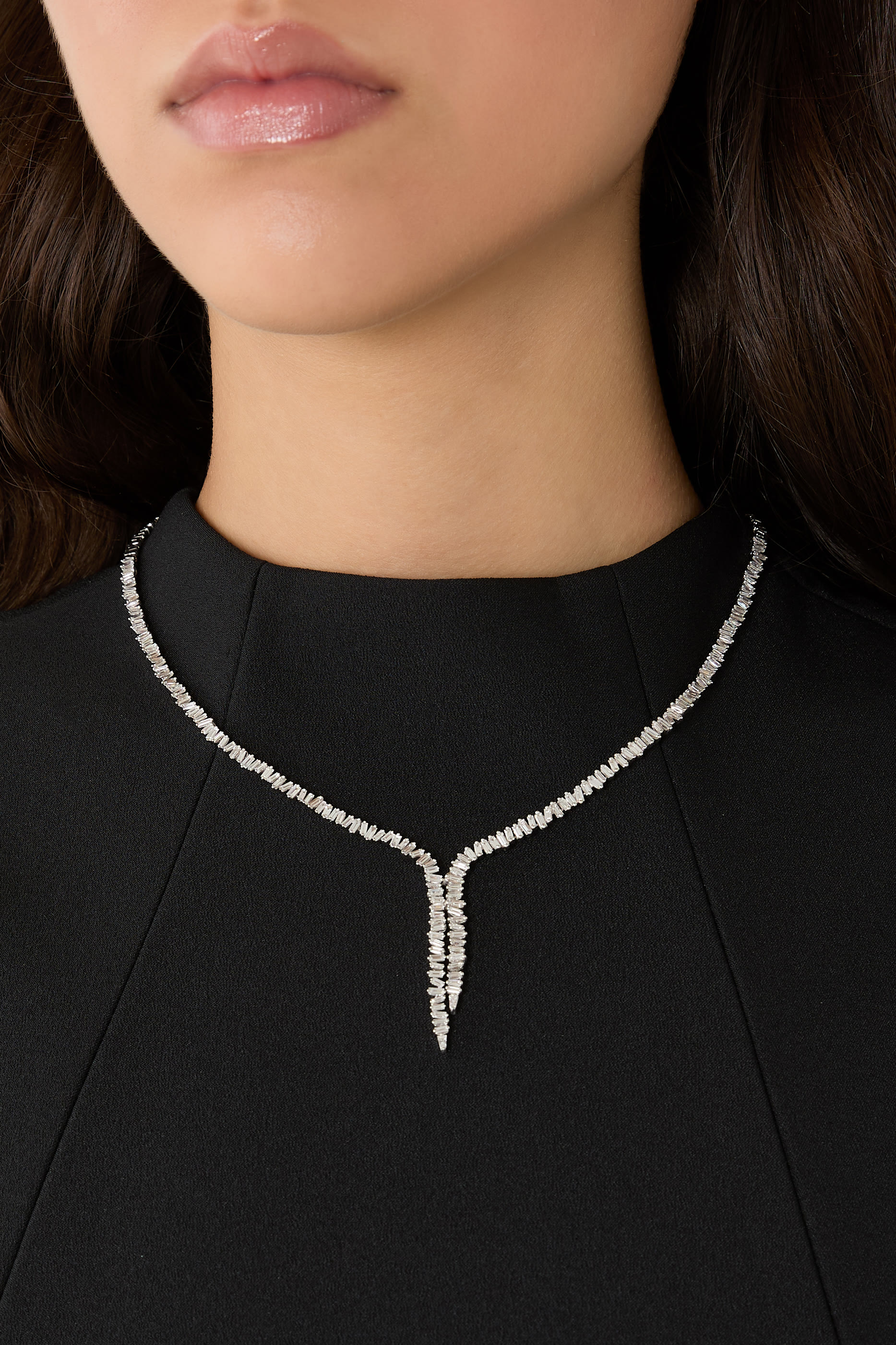 Bolero Necklace, 18k White Gold & Diamonds