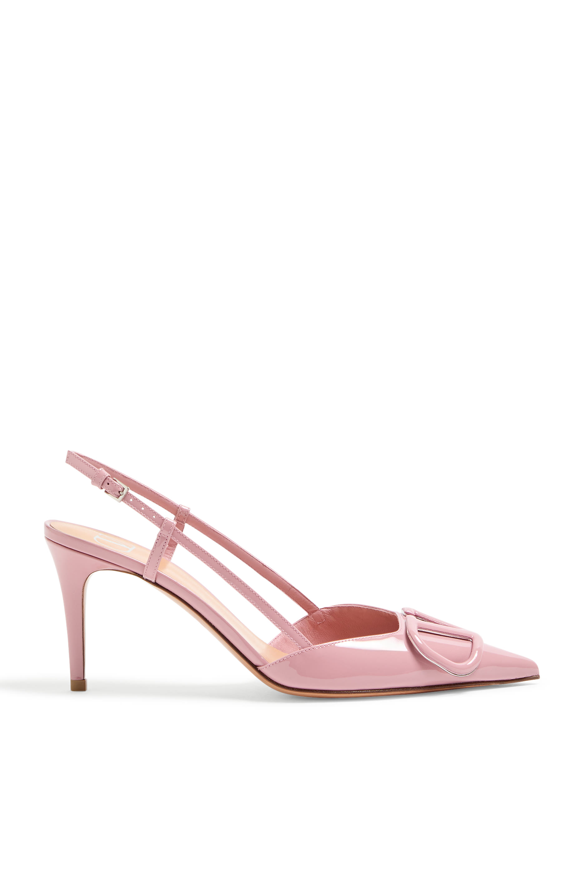 VLogo Signature Patent Leather 80 Slingback Pumps 