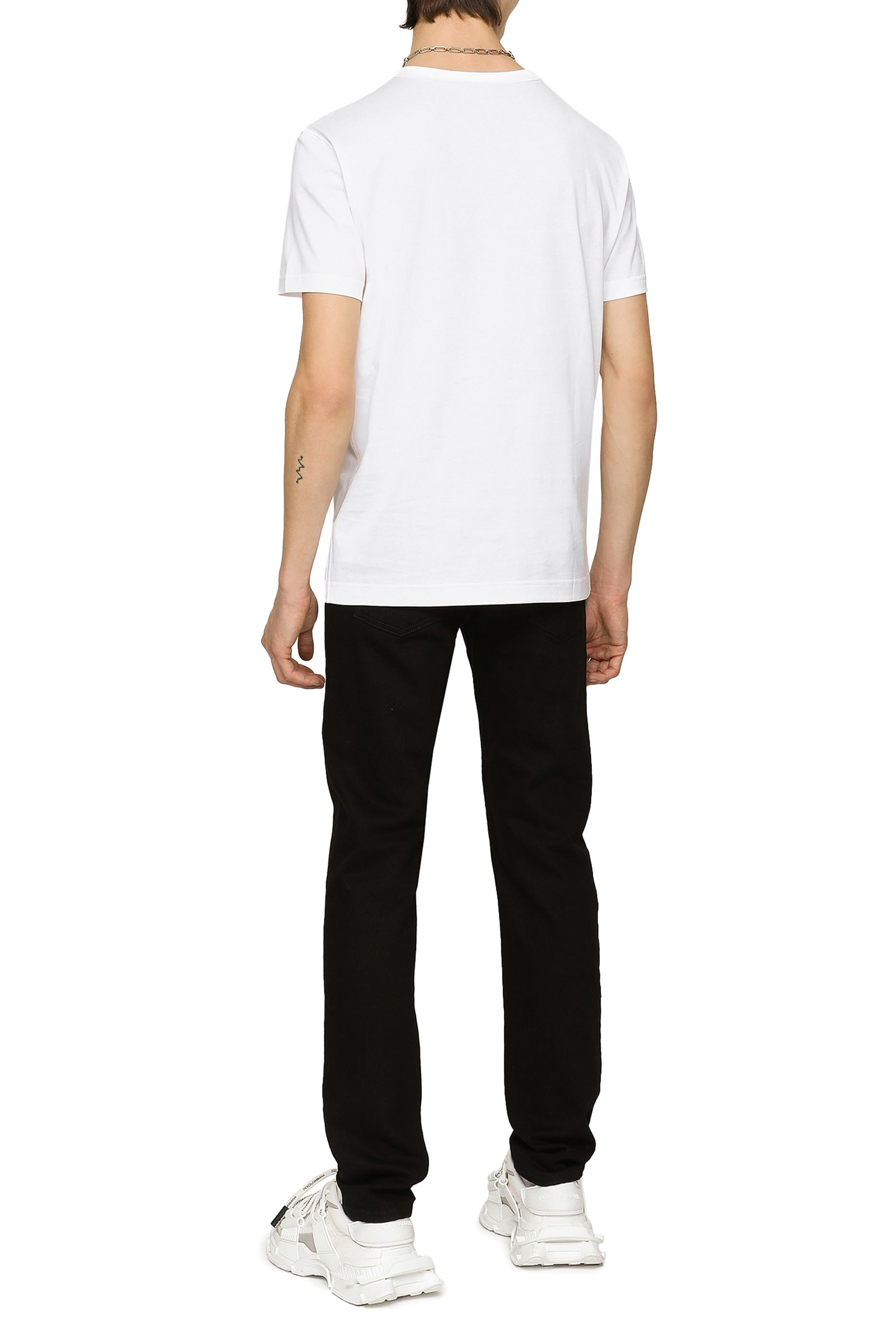 Cotton T-Shirt with Branded Tag