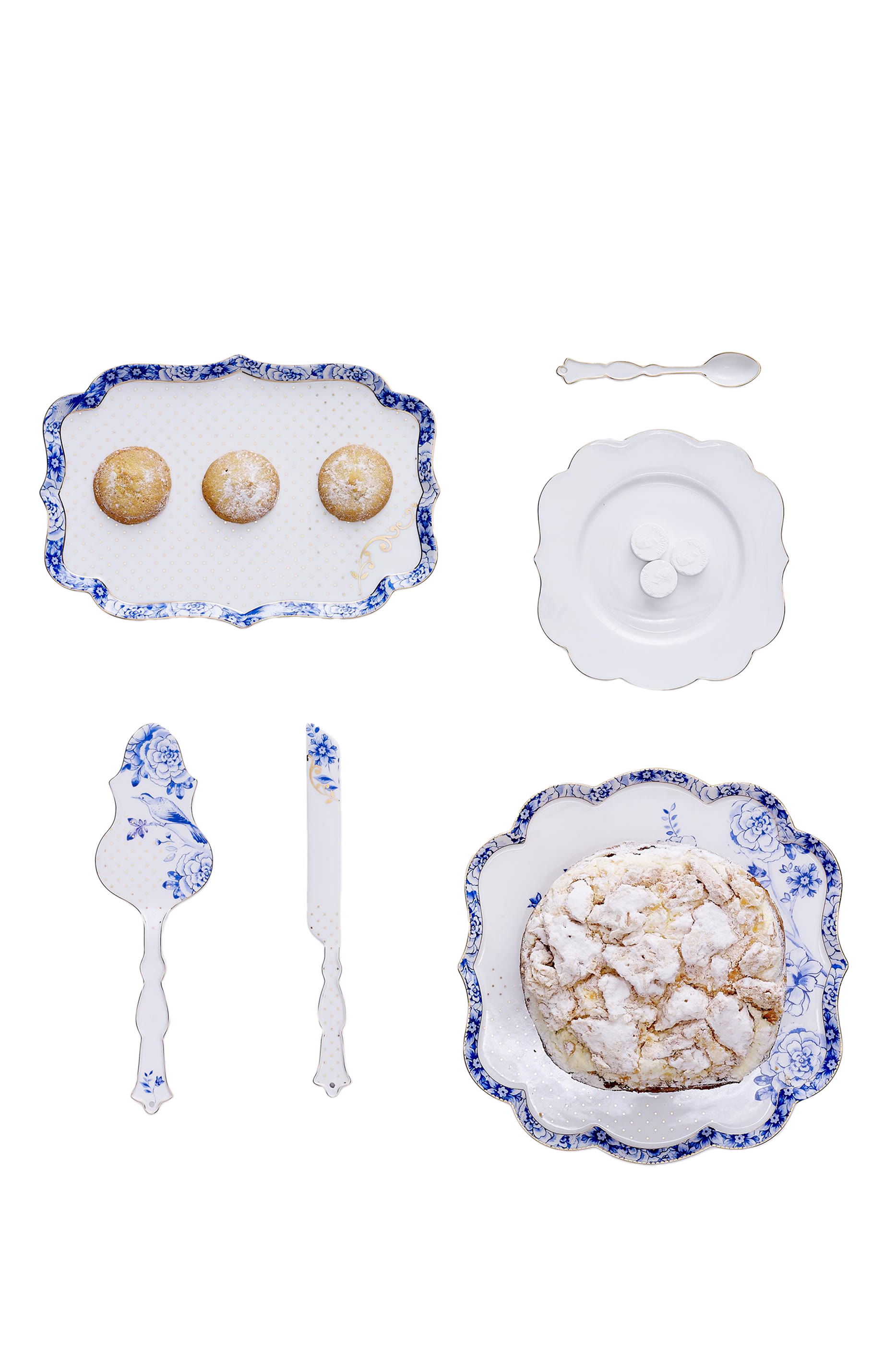 Royal White Mini Cake Tray