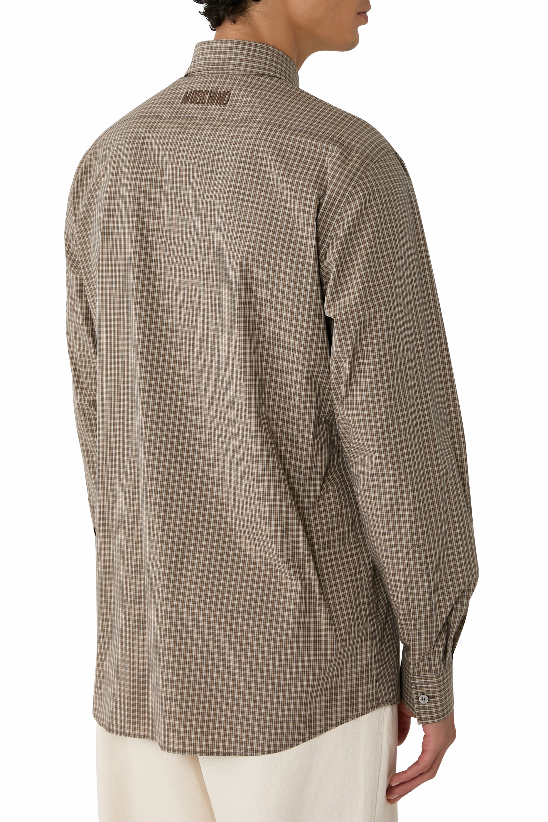 Goose Embroidery Poplin Shirt