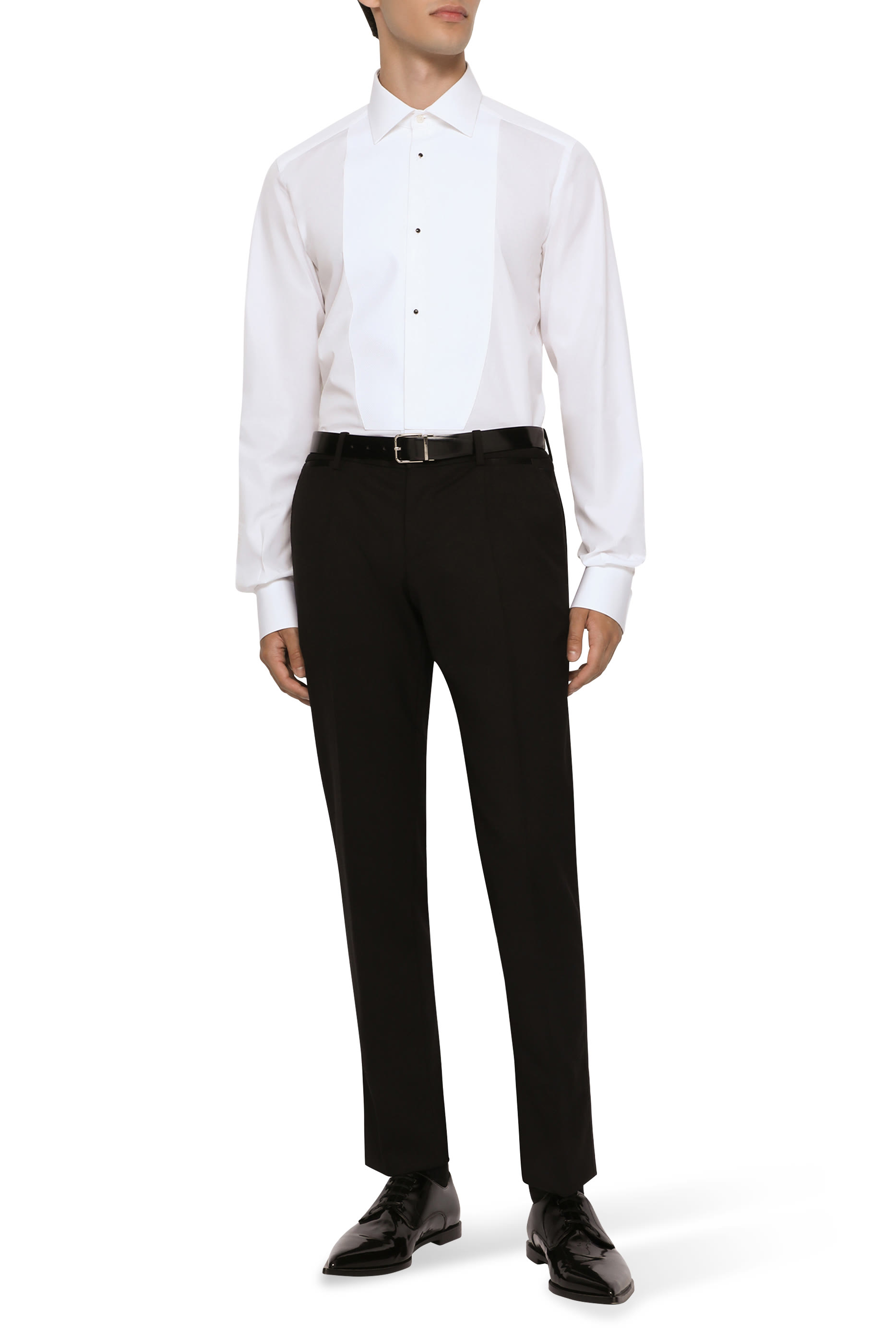 Gold Fit Tuxedo Poplin Shirt