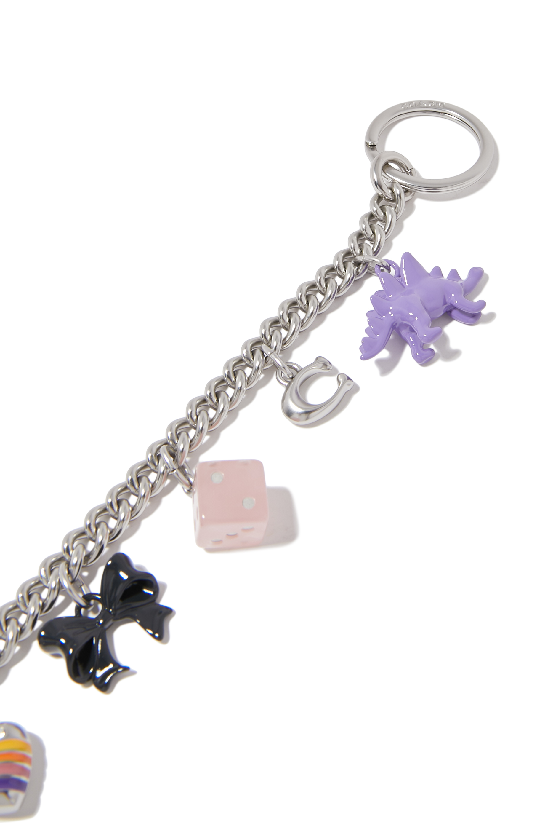 Motif Chain Bag Charm