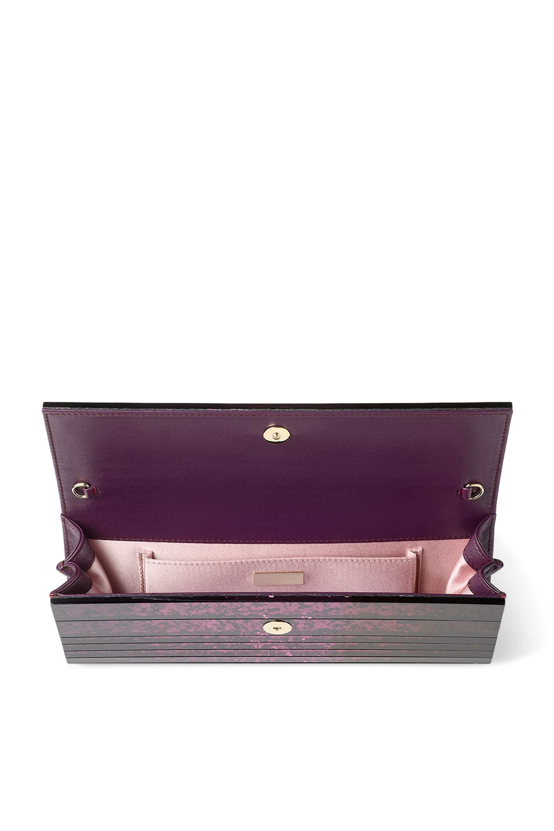 Sweetie D&eacute;grad&eacute; Glitter Plexi Clutch