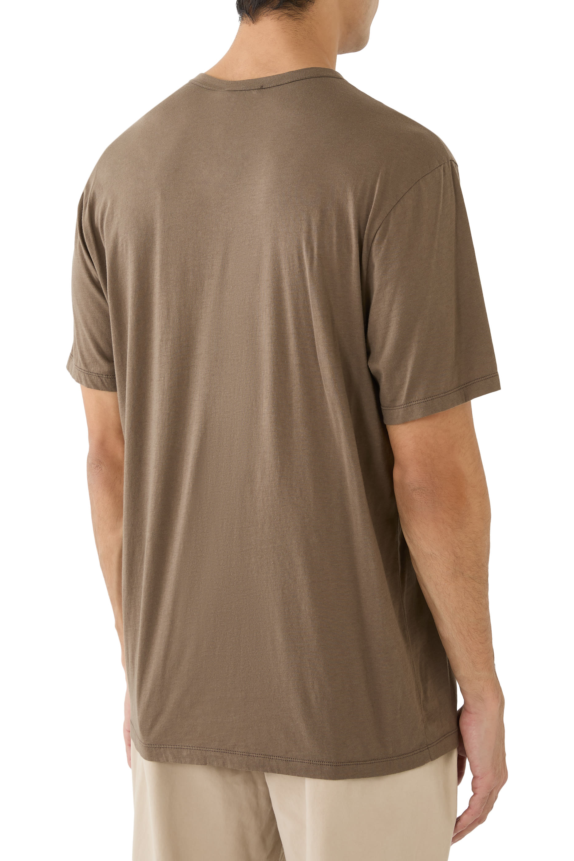 Heavy Luxe Jersey Crew T-Shirt