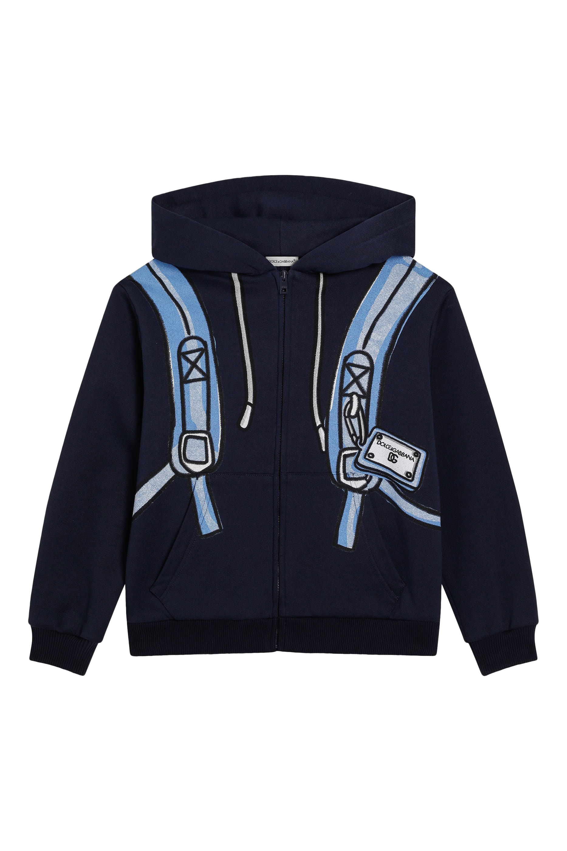 Kids Printed Hooded Sweatshirt
