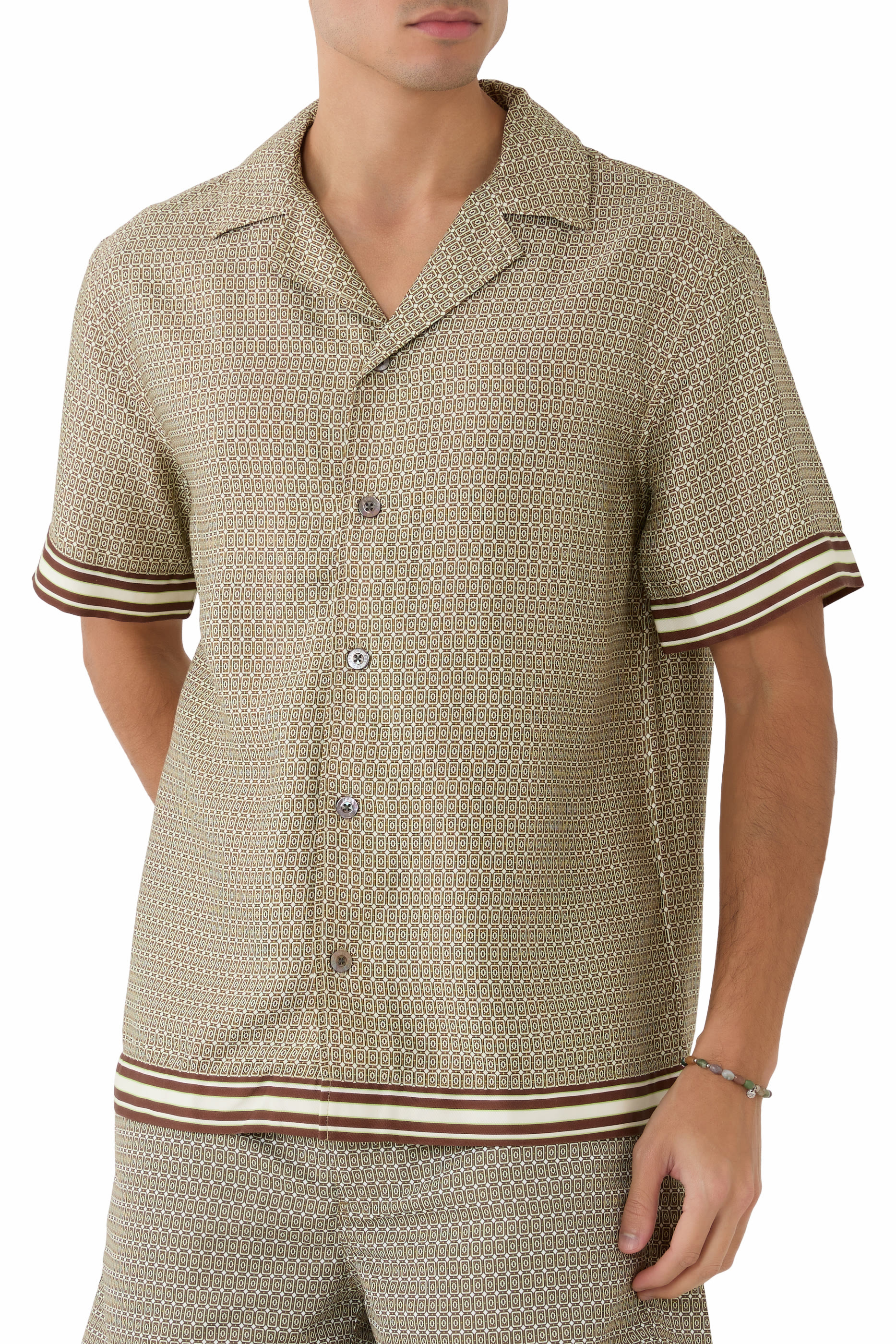 Lucena Printed Lyocell Shirt