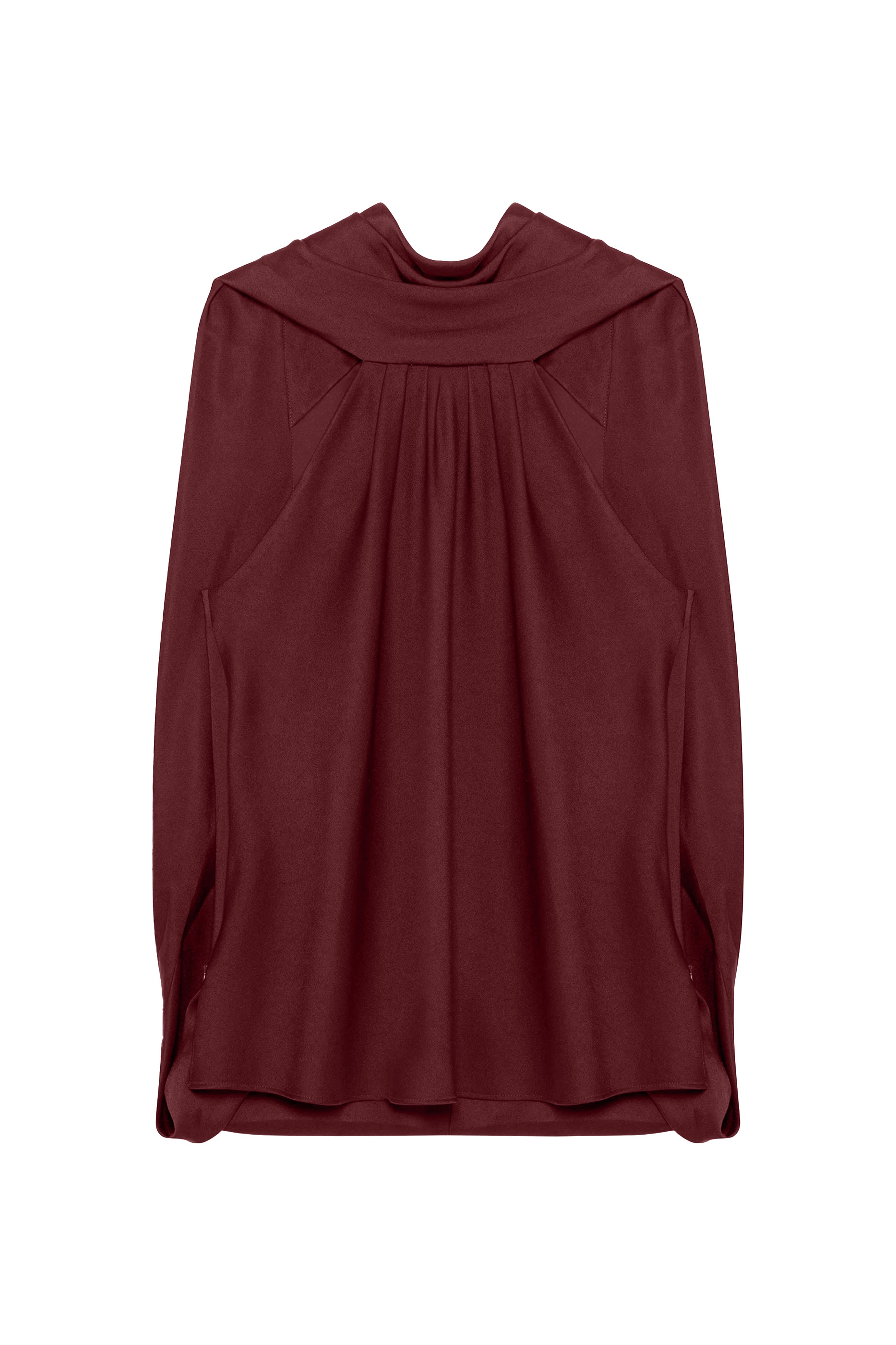 Scarlett Satin Cape Top