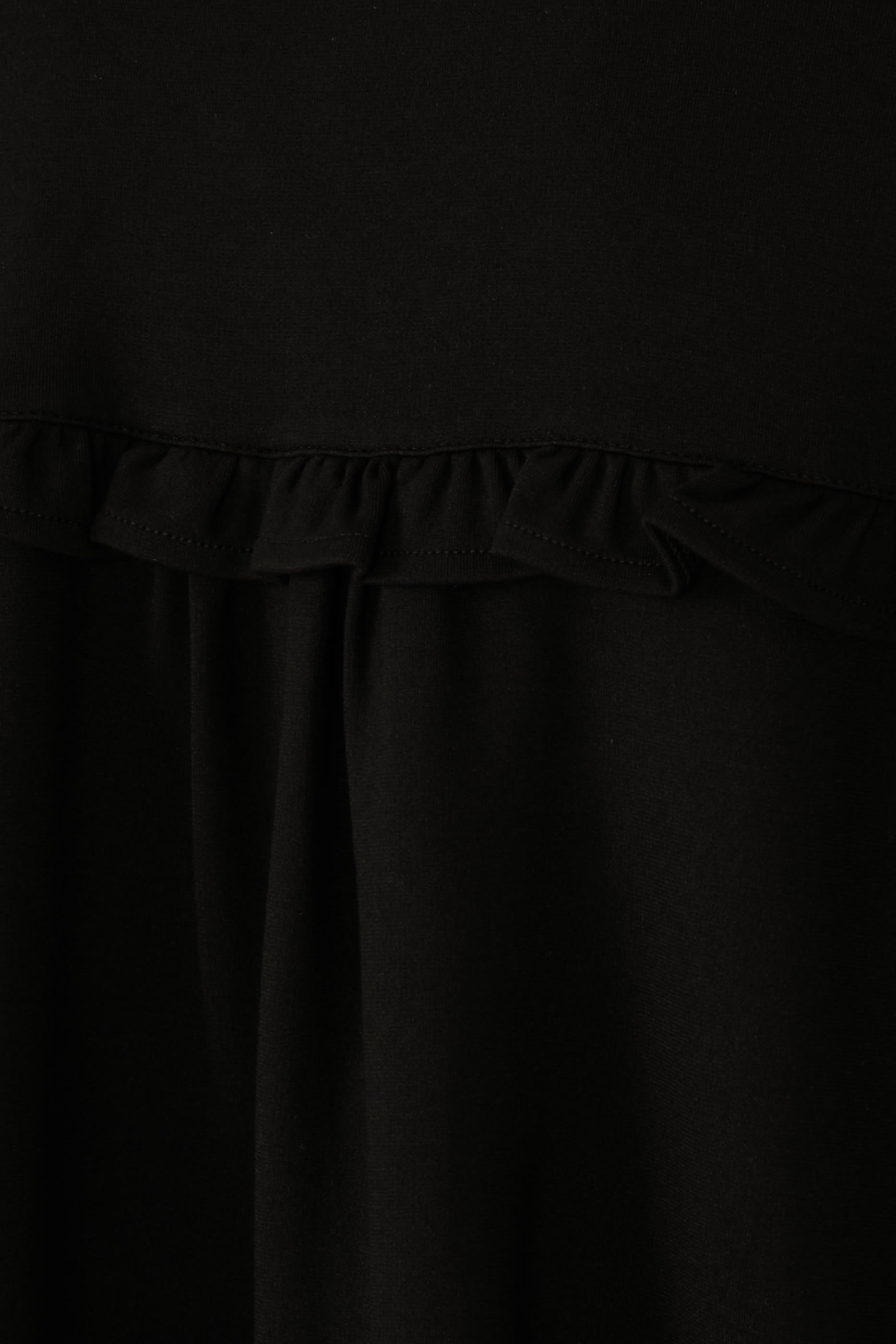 Ruffle Seam Relaxed-Fit T-Shirt