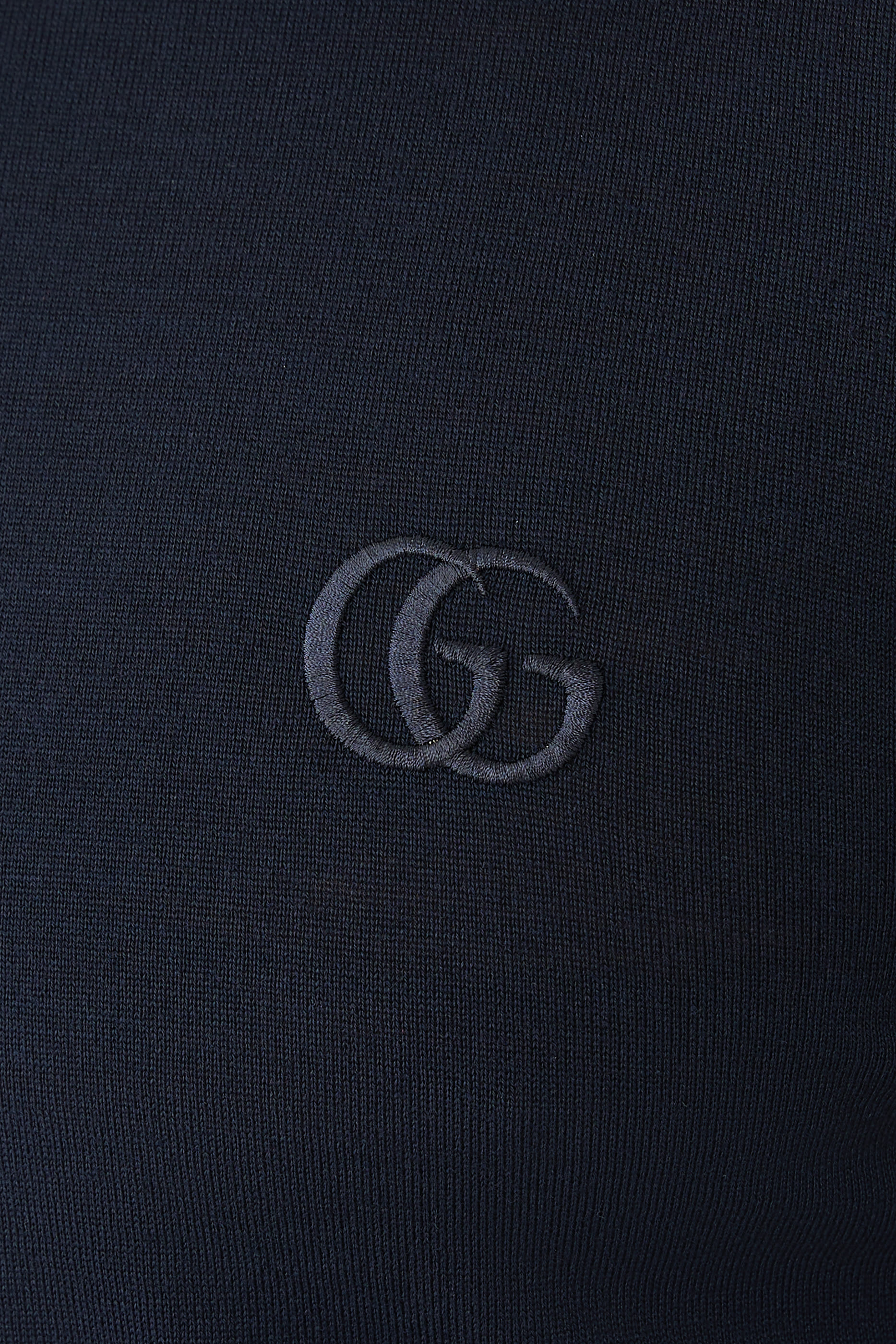  Knit Wool Sweater with Embroidery 