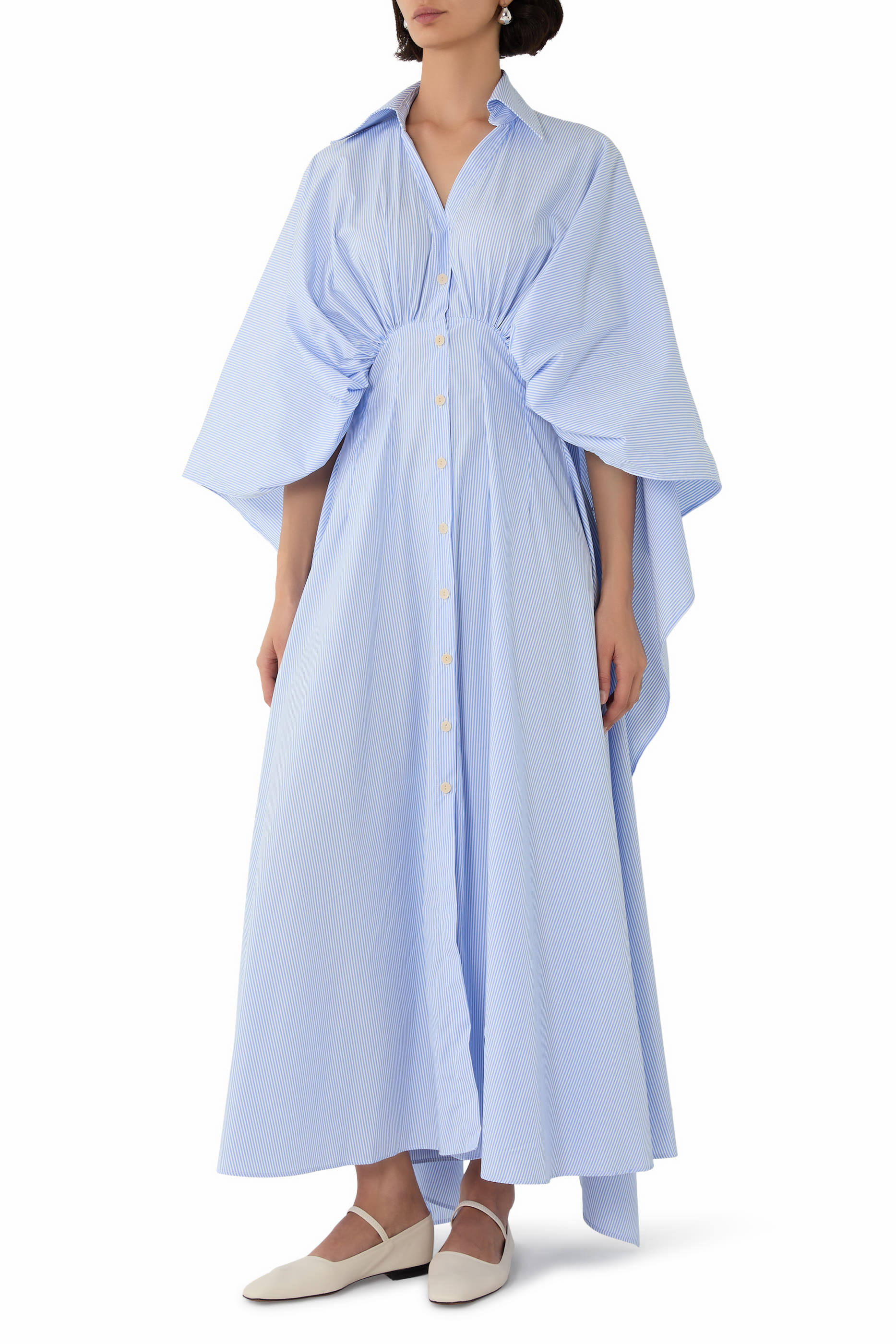 Resilient Draped Back Dress