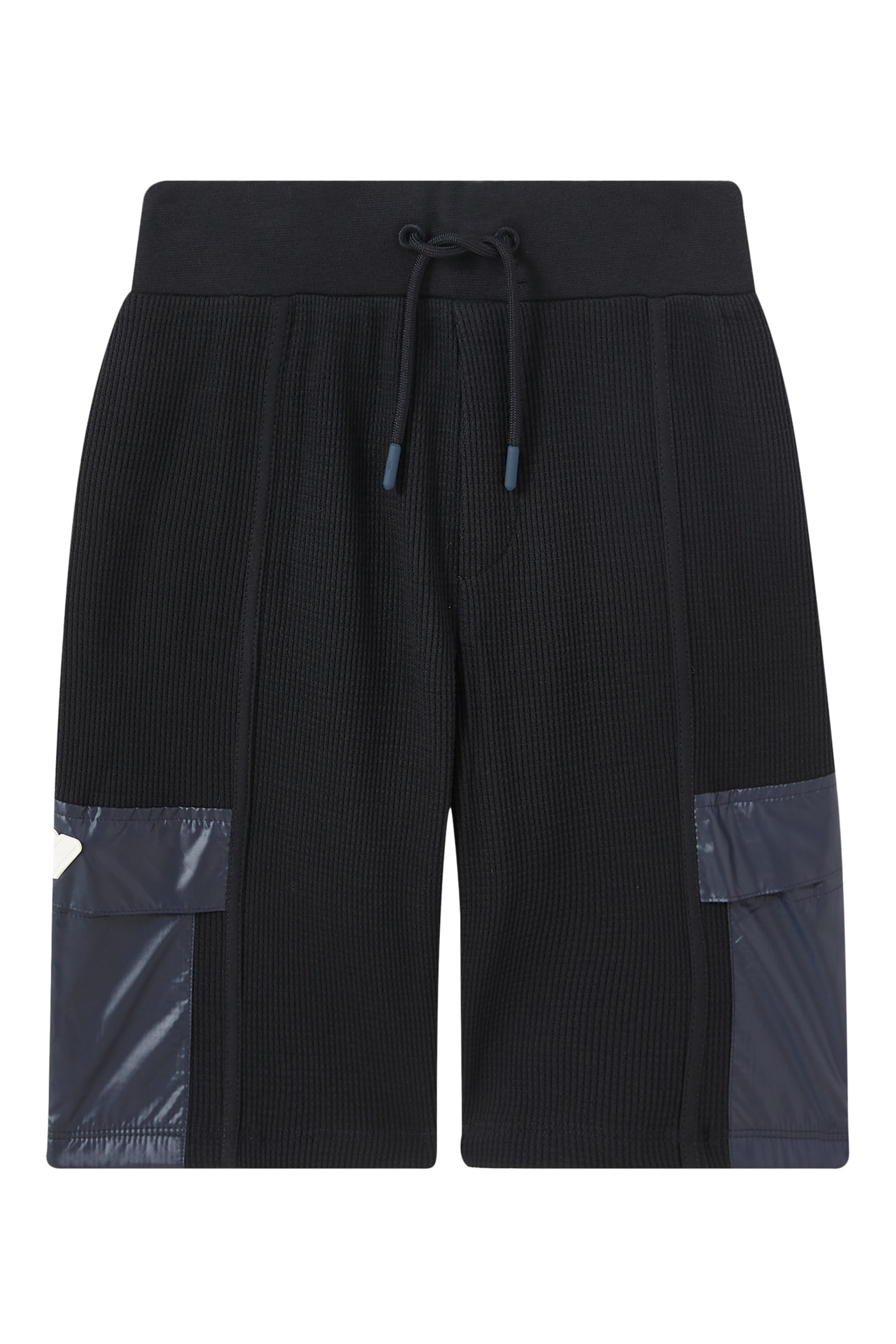 Kids Waffle Drawstring Shorts