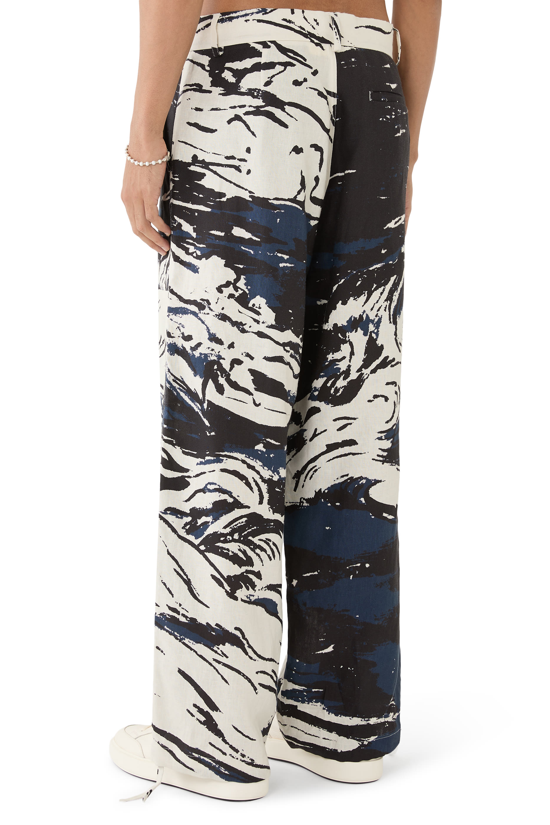 Painted Surf Patch Trousers