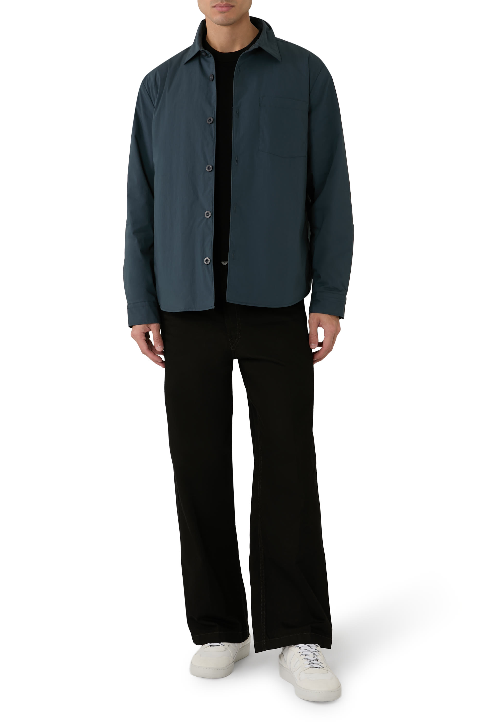 Insulated Tech-Cotton Shirt Jacket