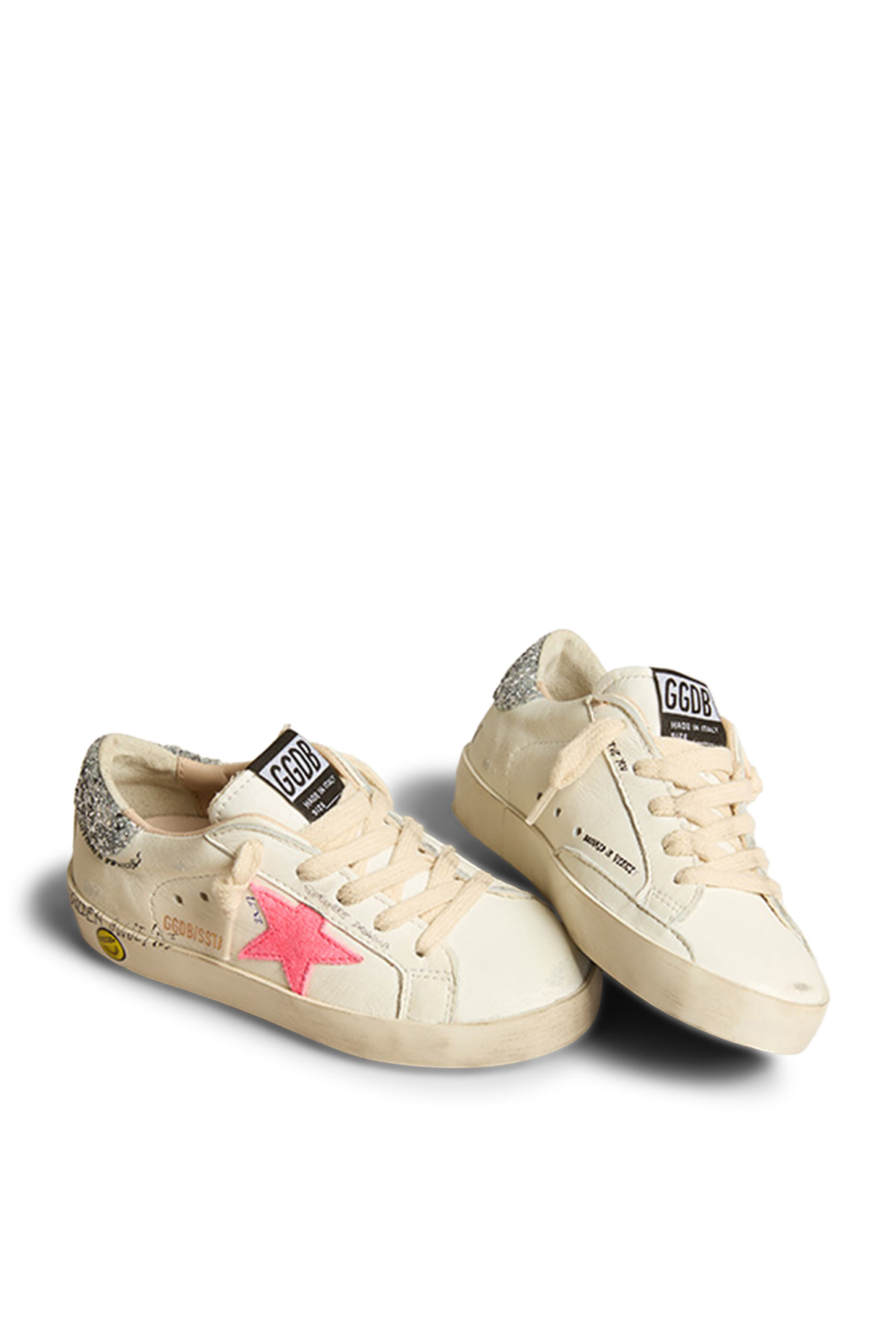 Kids Super Star Leather Sneakers