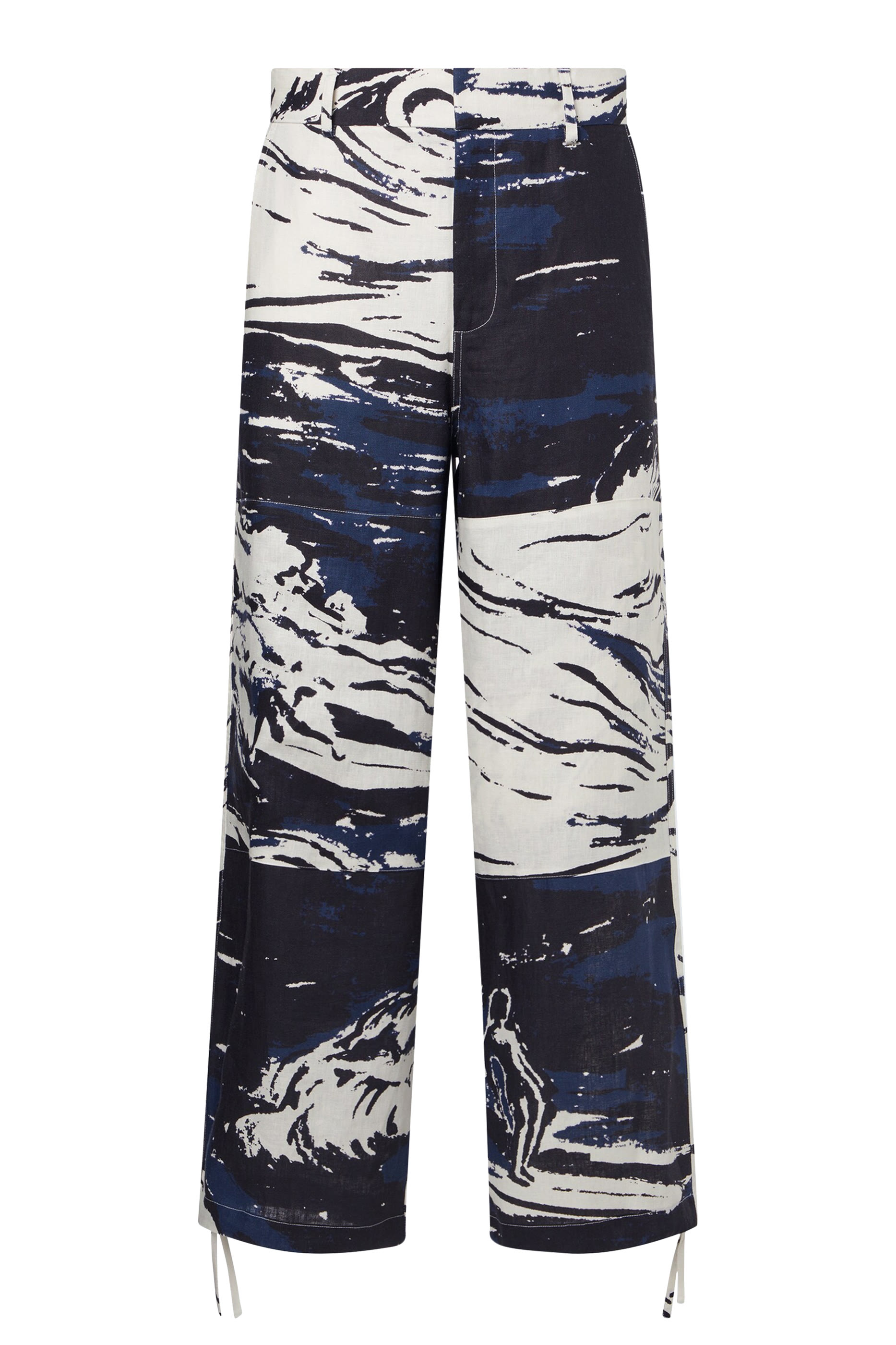 Painted Surf Patch Trousers
