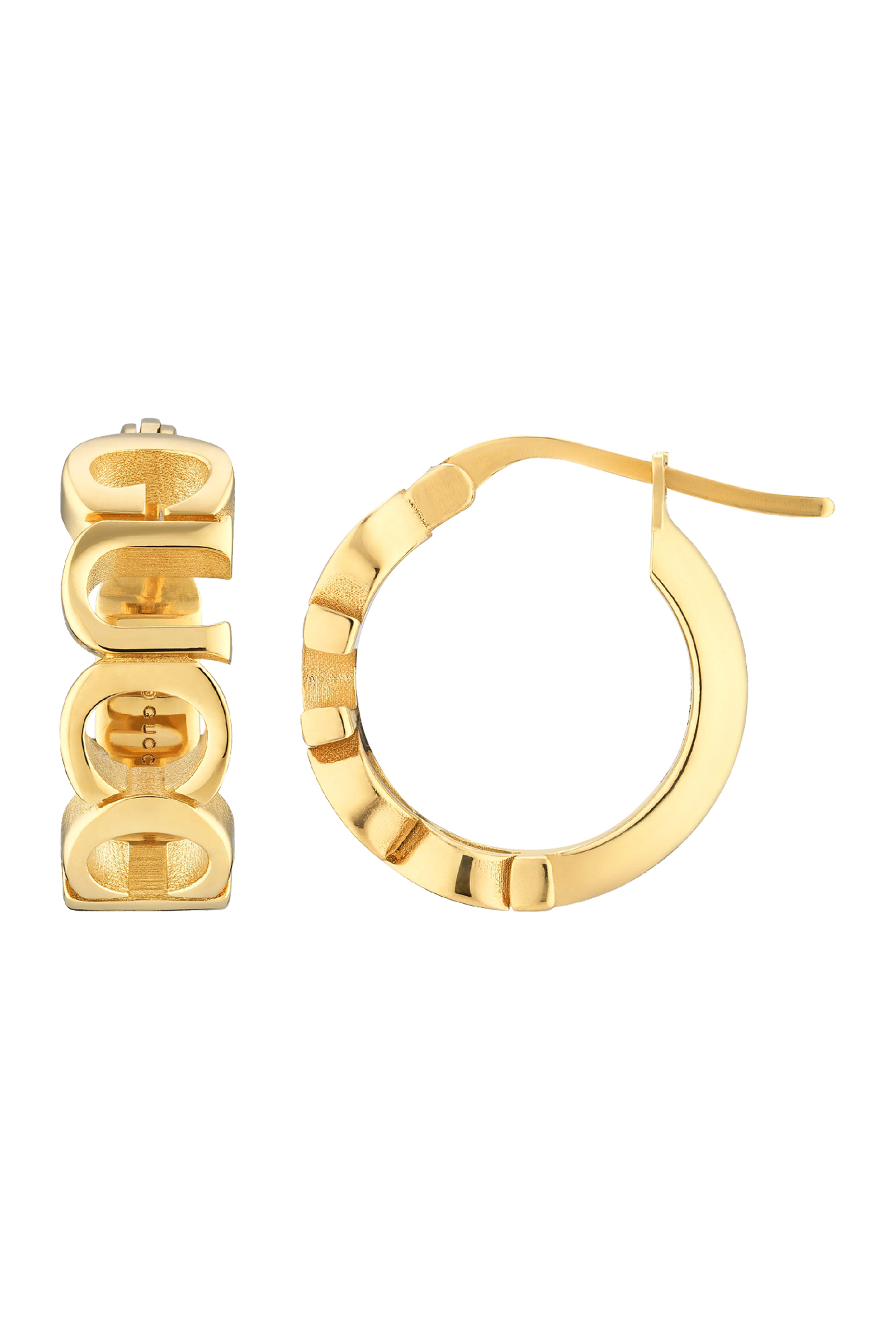 Letter Hoop Earrings