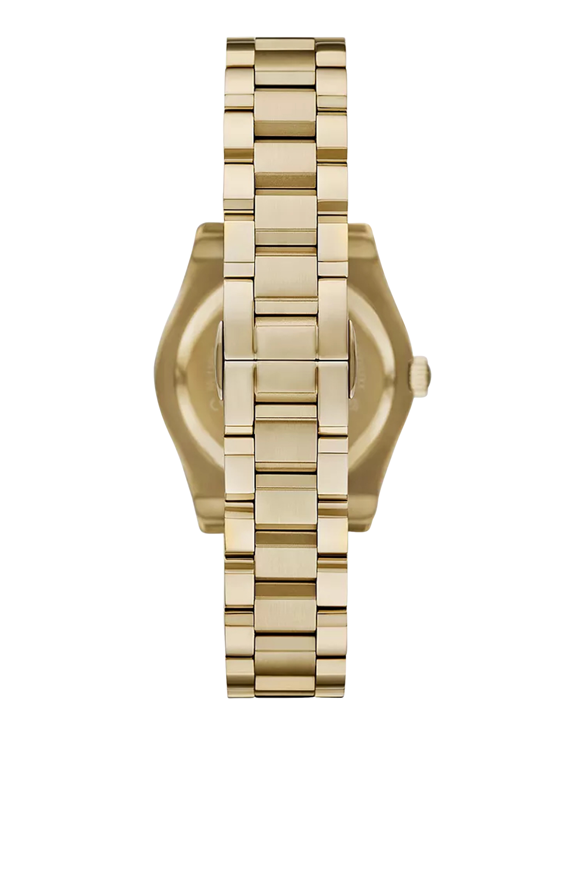  Three-Hand Gold-Tone Stainless Steel Watch