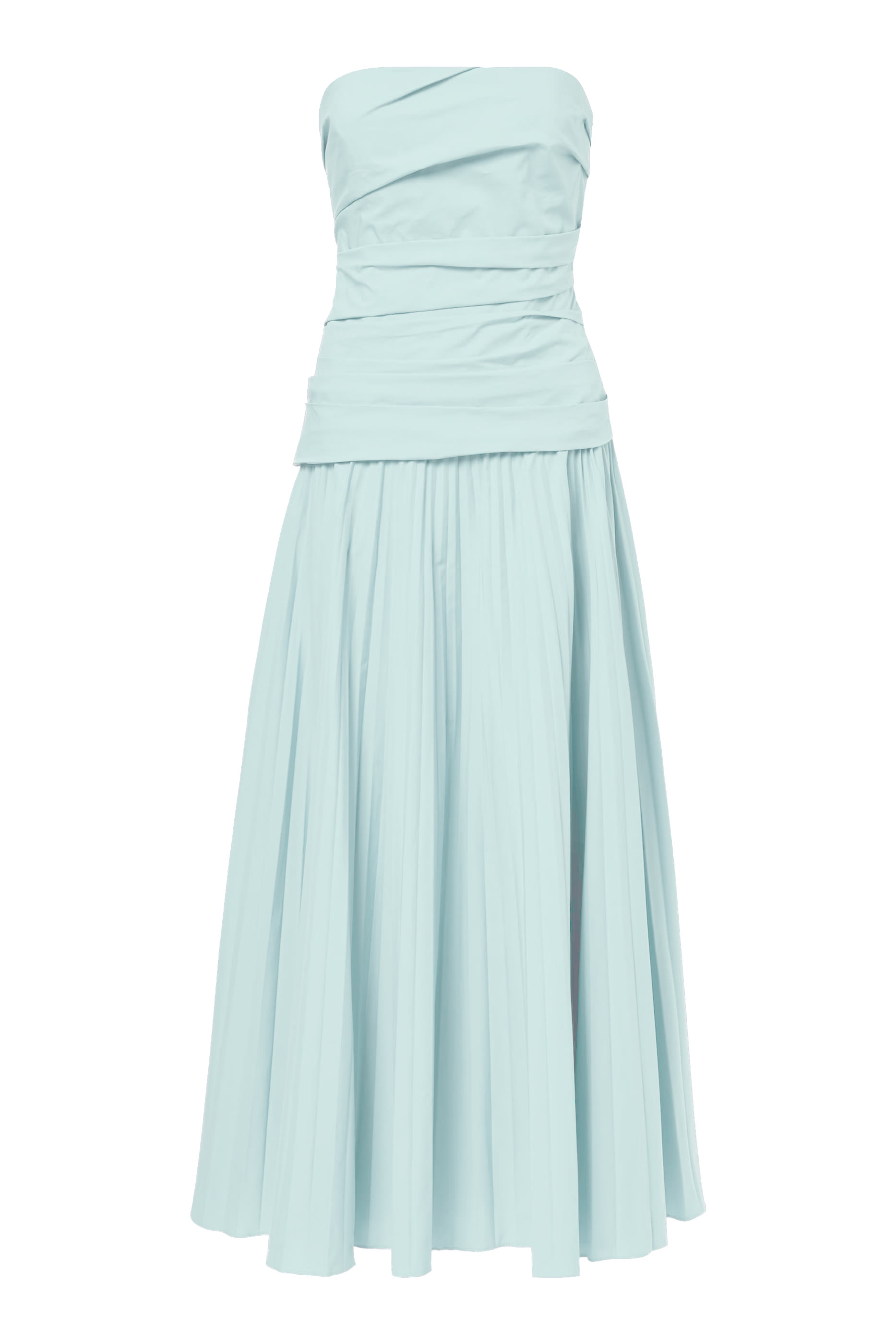 Arie Pleated Bustier Dress