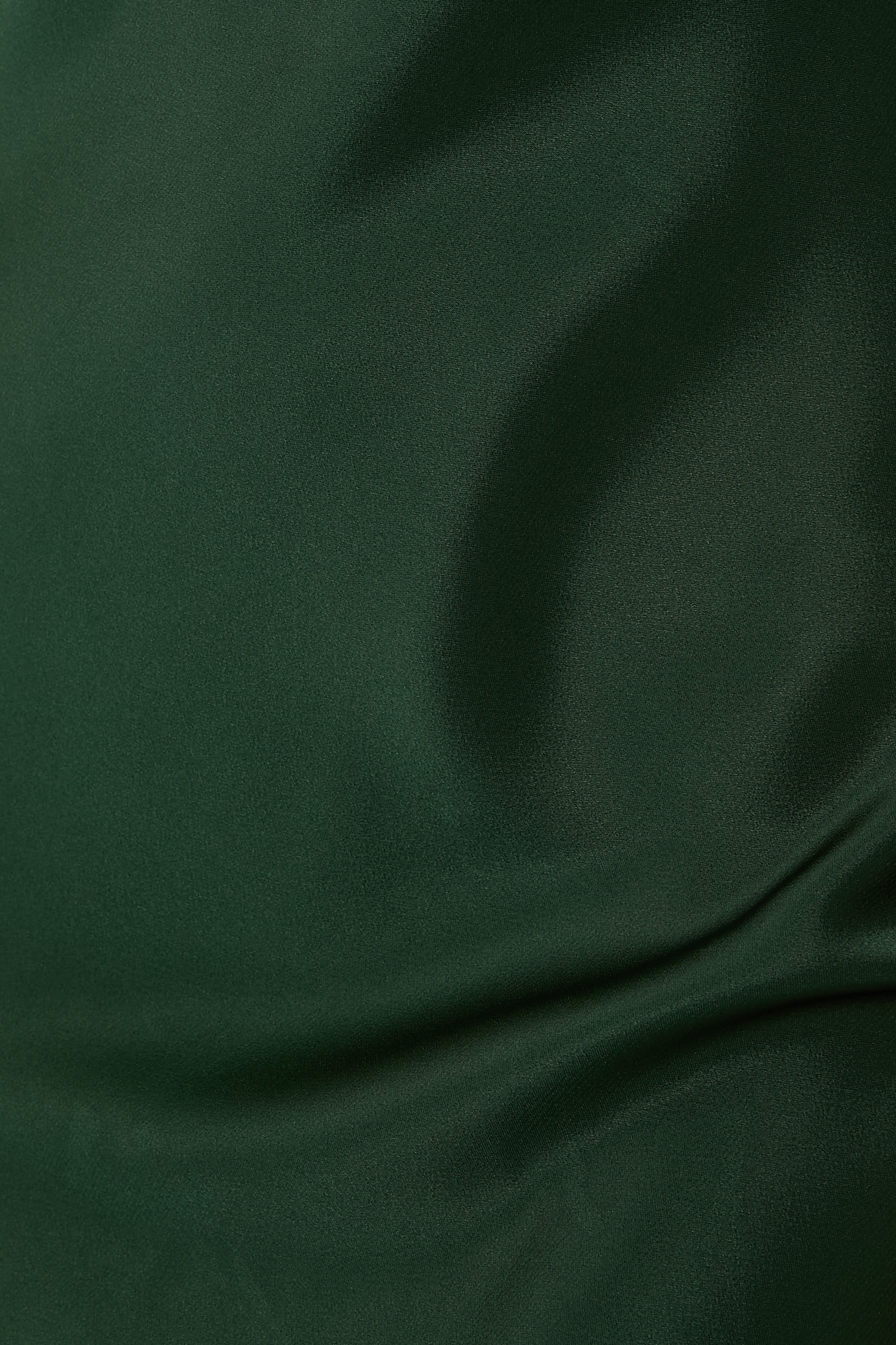 Satin Drape Neck Sleeveless Gown