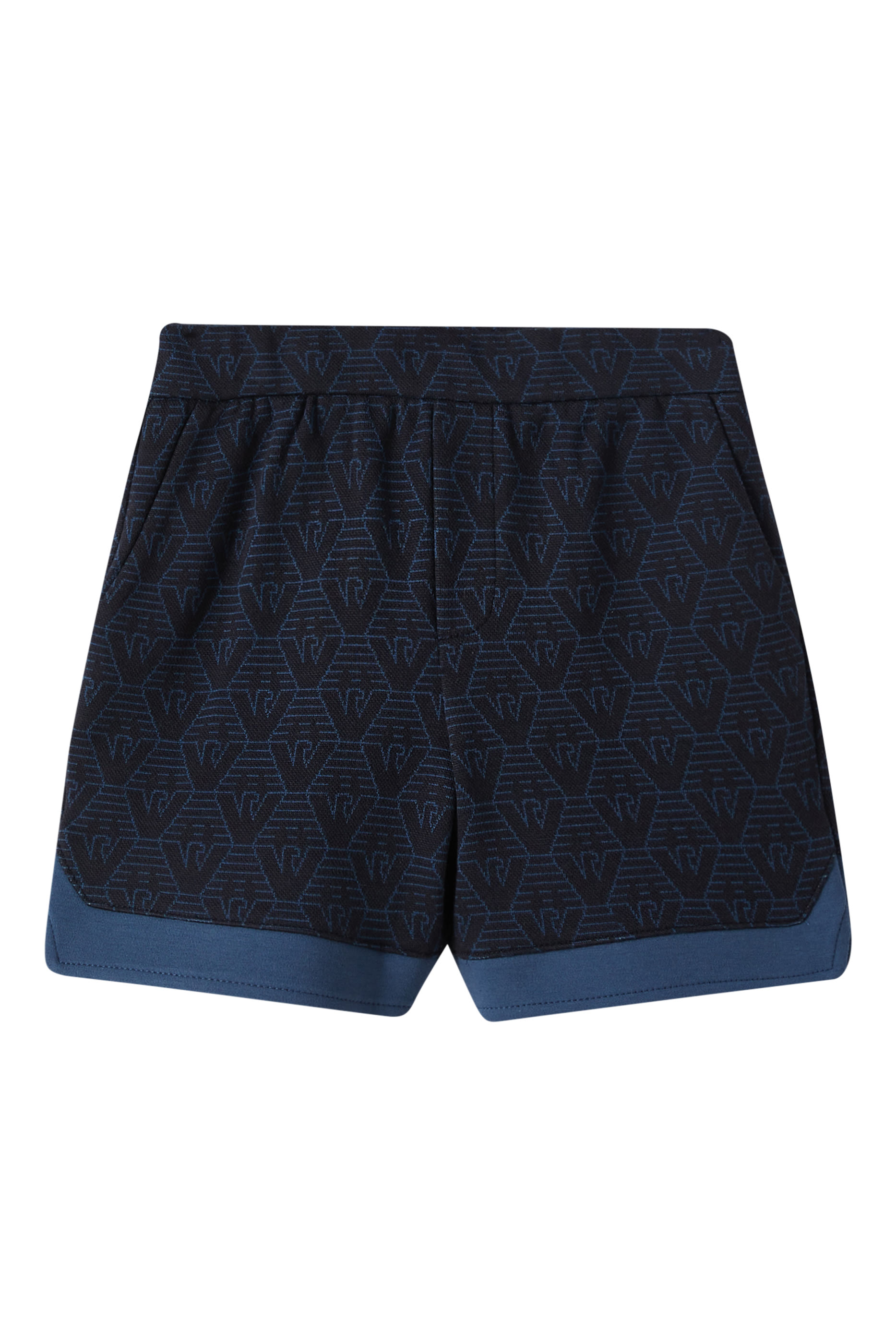 Kids Cotton Eagle Logo Shorts