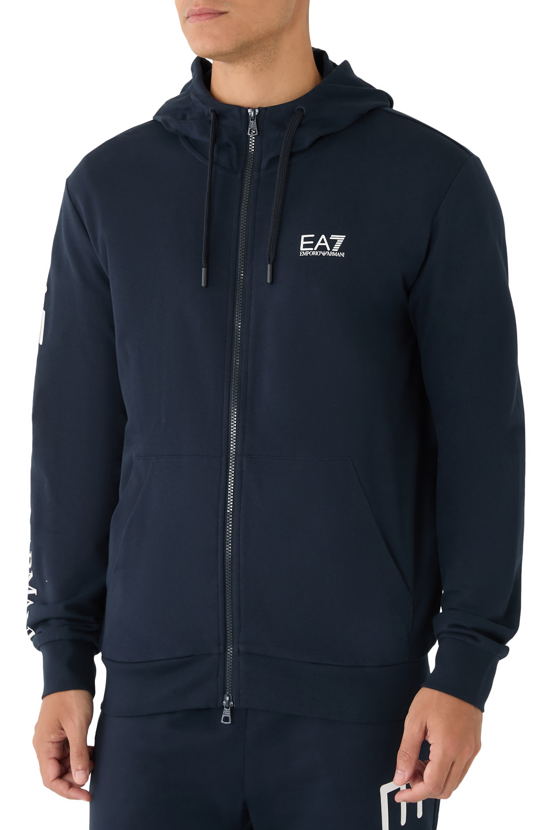 Logo Series Hooded Cotton Sweatshirt 