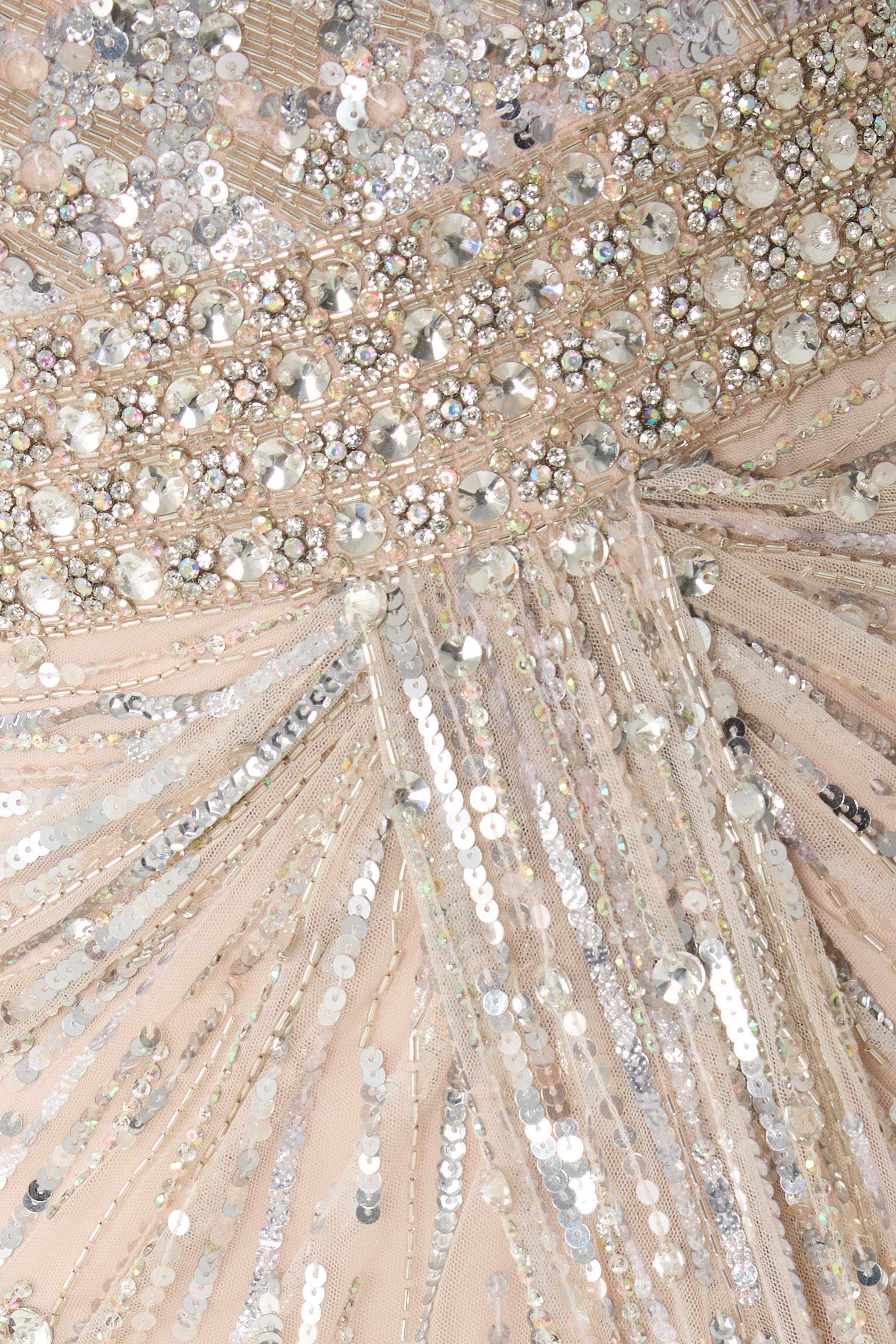 Elixir Draped Front Sleeveless Gown