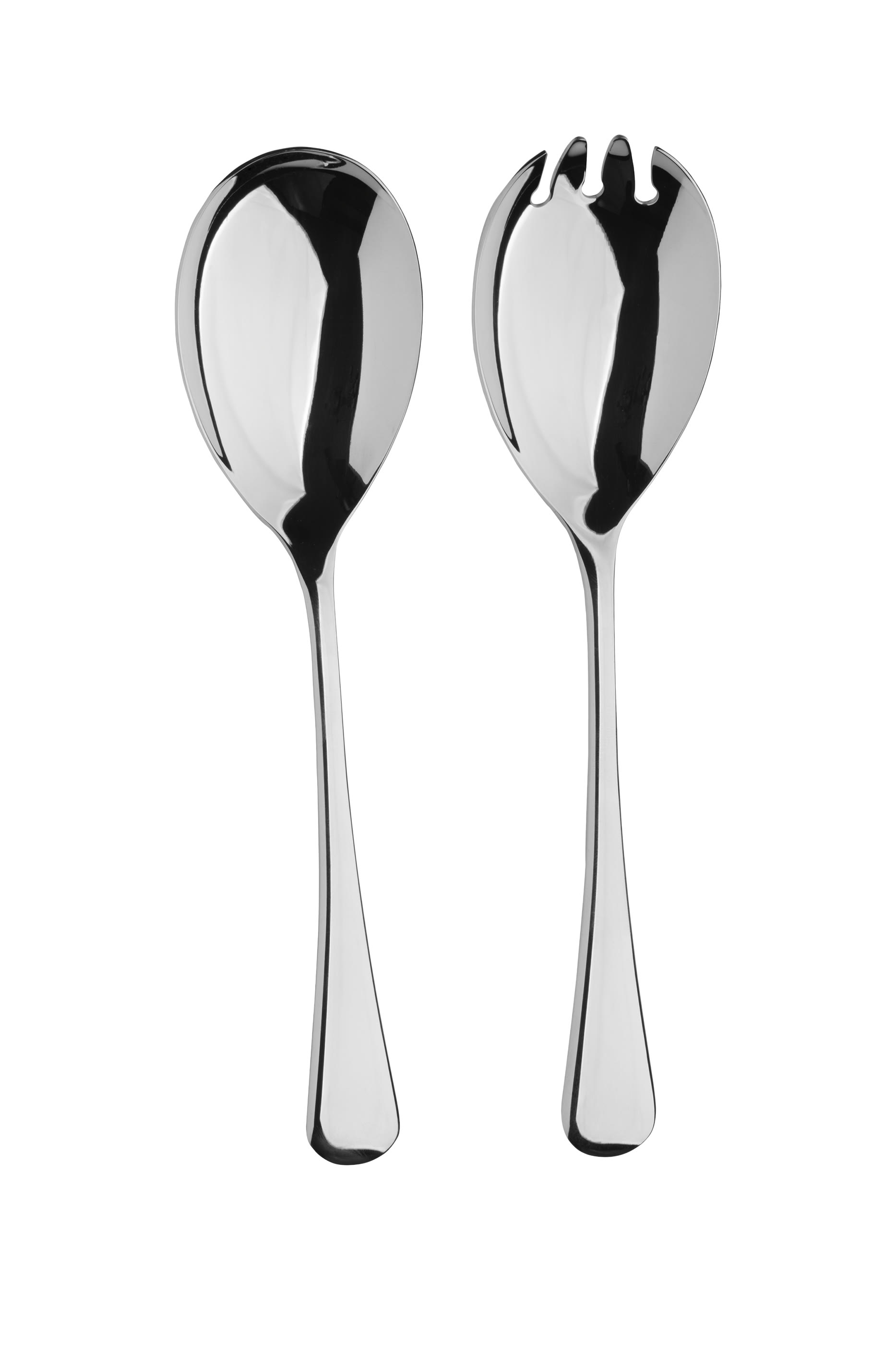 Vintage Serving Spoon & Fork, Set of 2