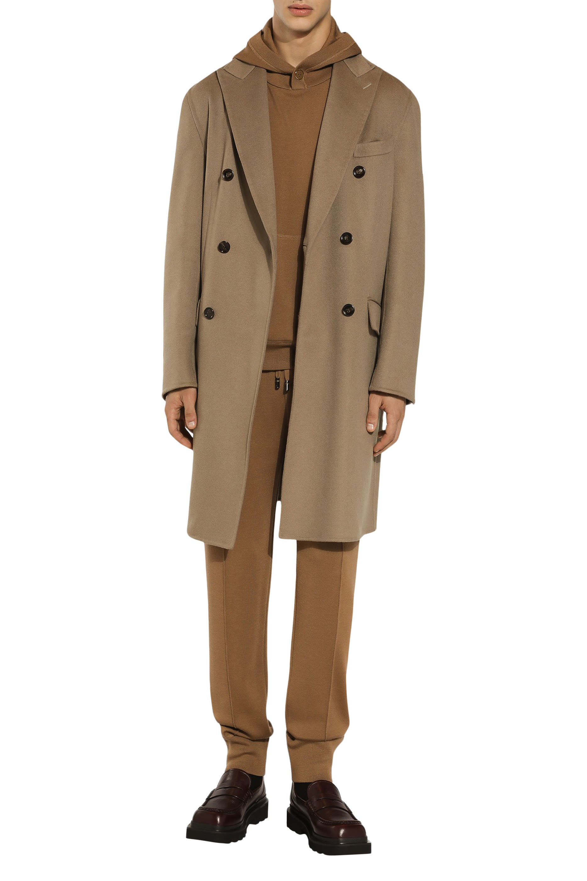 Wool and Silk Hoodie with DG Patch