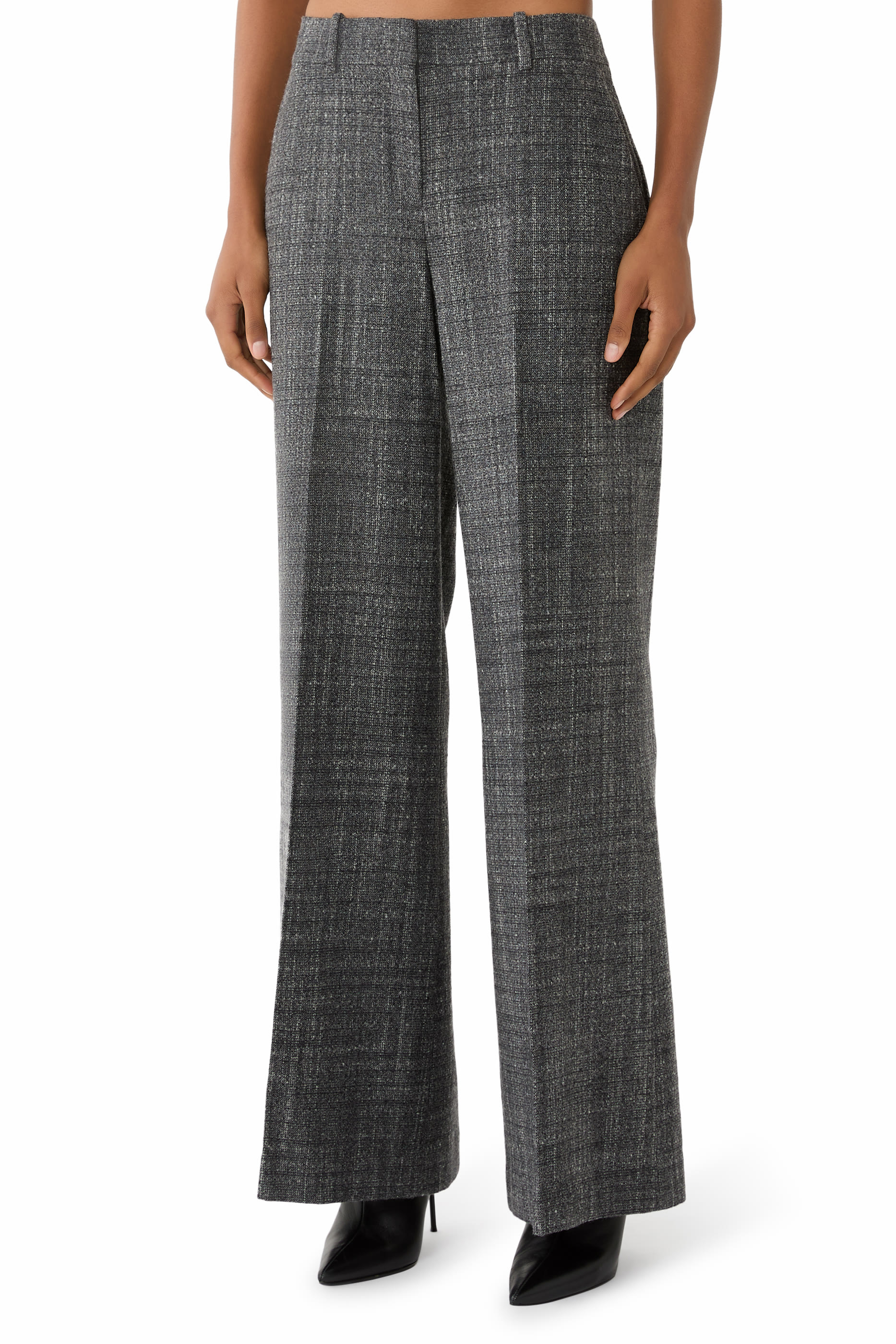 Wide-Leg Pant in Malfile Wool