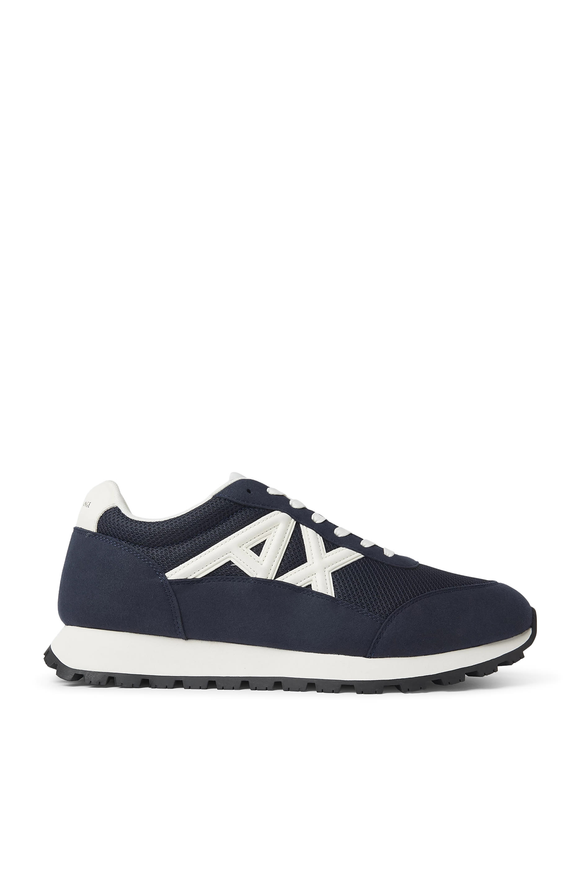 Drop Side AX Logo Low-Top Sneakers