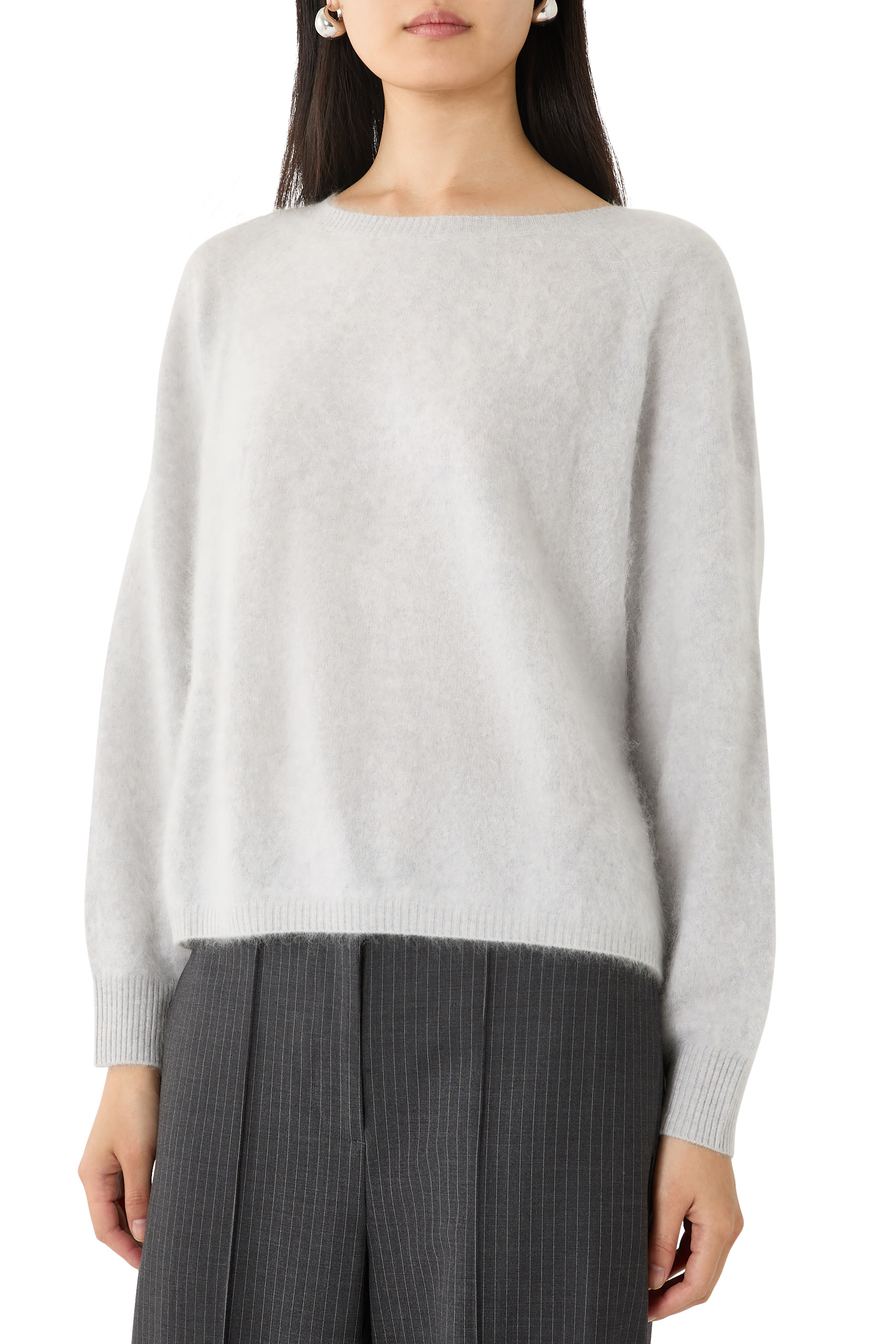  Brushed Ana Boat Neck Sweatshirt