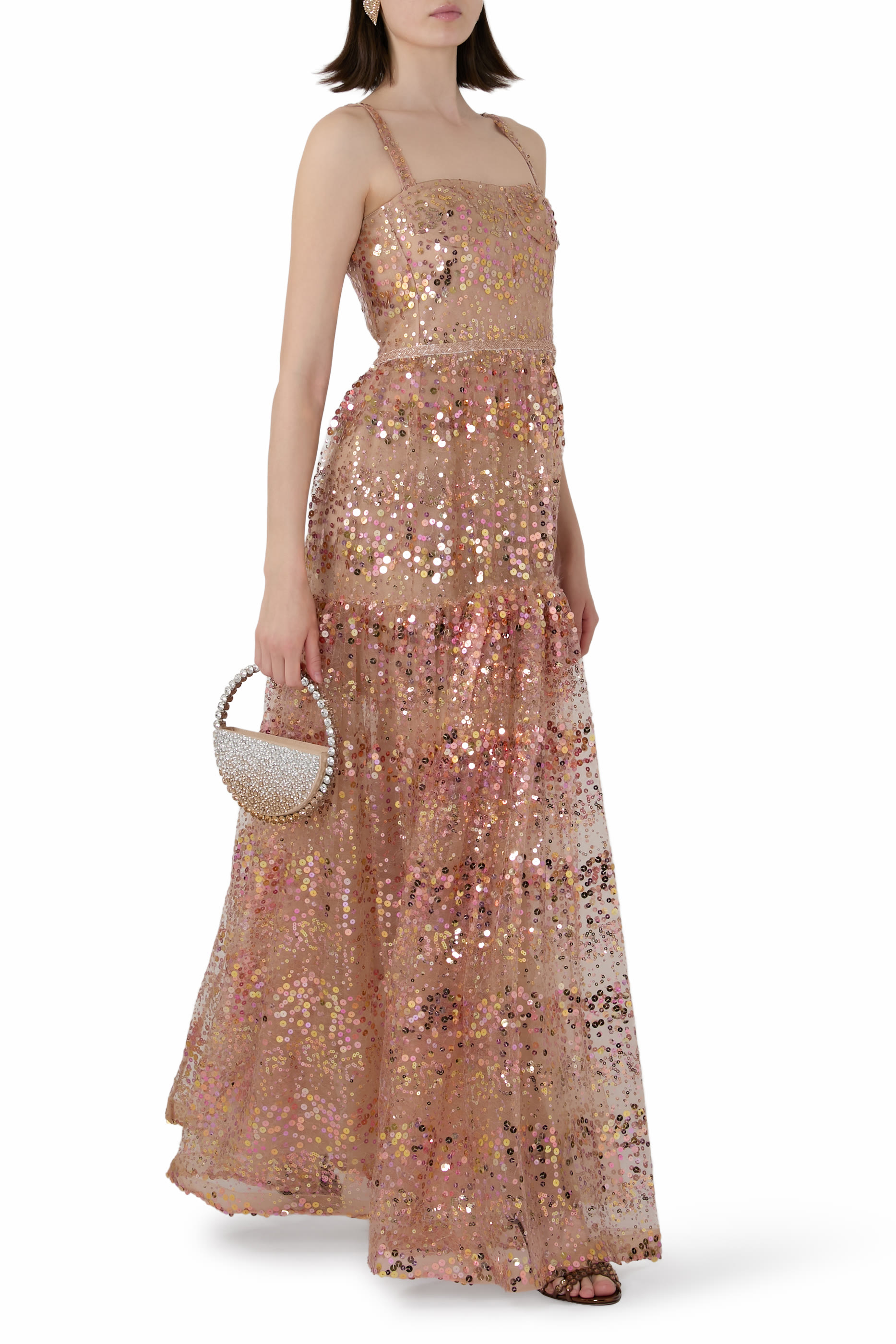 Midnight Sequinned Gown