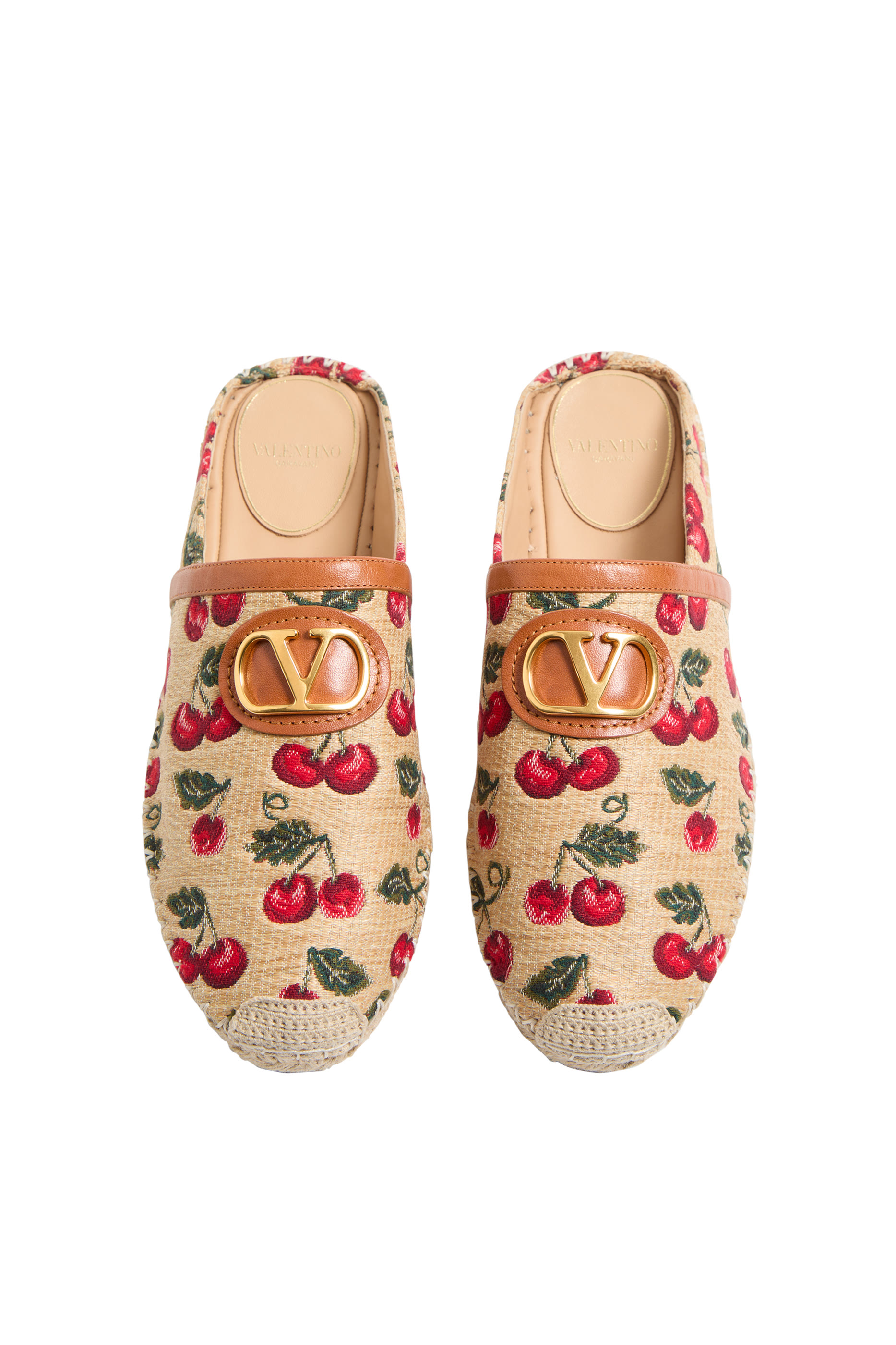 VLogo Signature Mules with Cherryfic Motif 
