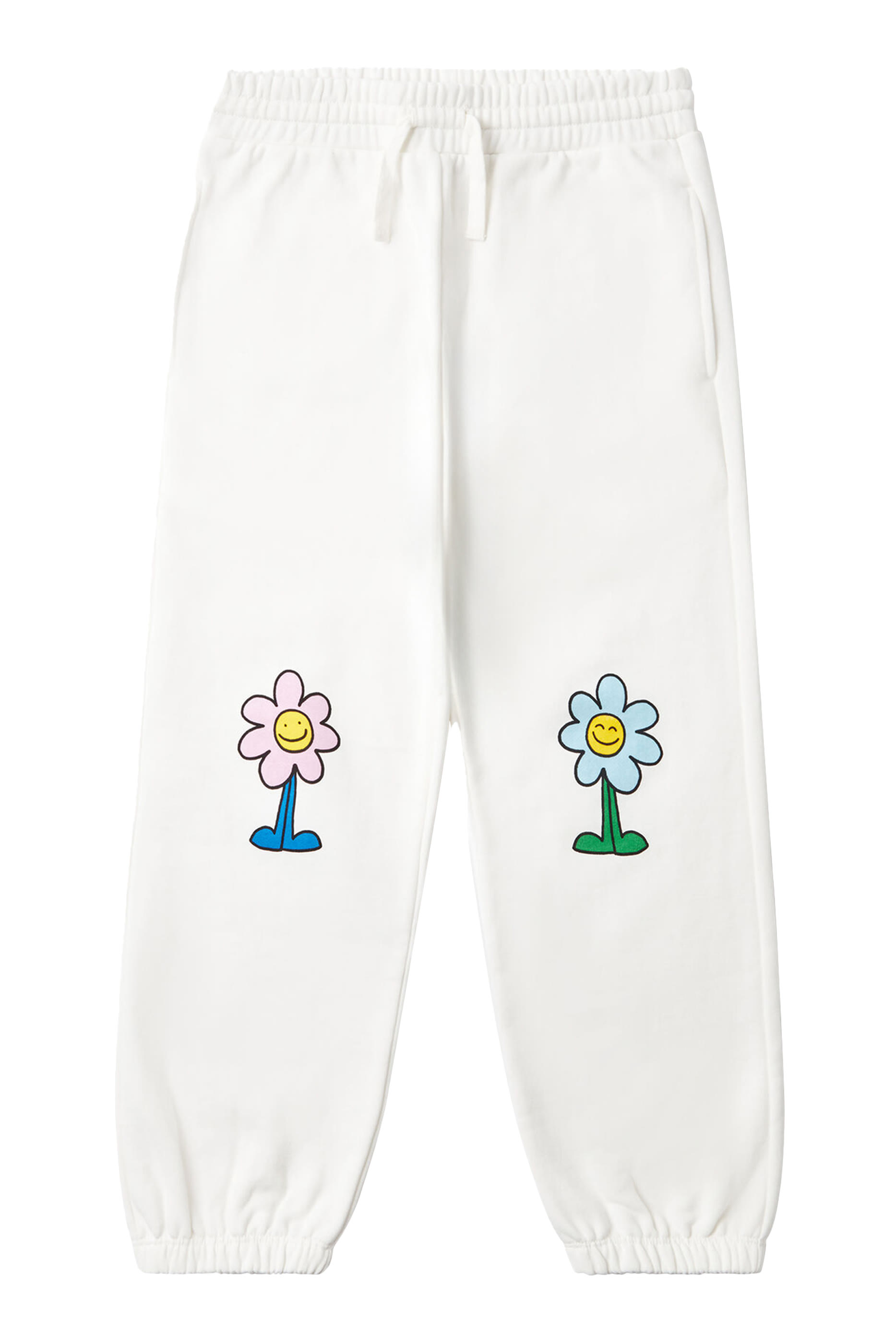 Kids  Flower Graphic Drawstring Joggers