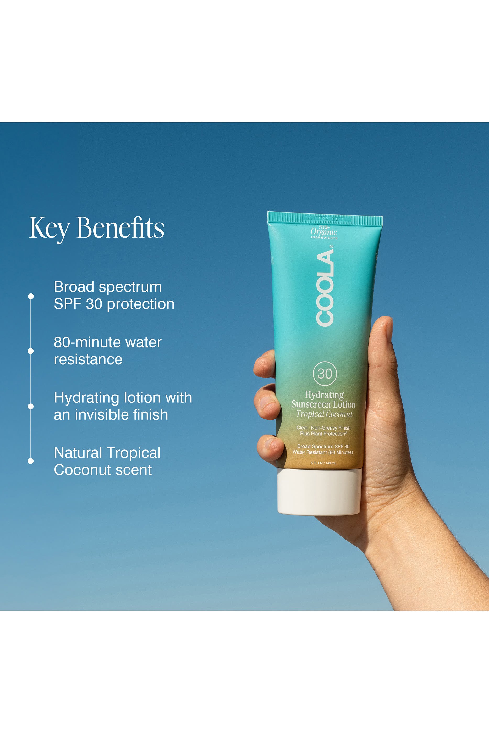 Hydration Sunscreen Body Lotion SPF30 - Tropical Coconut