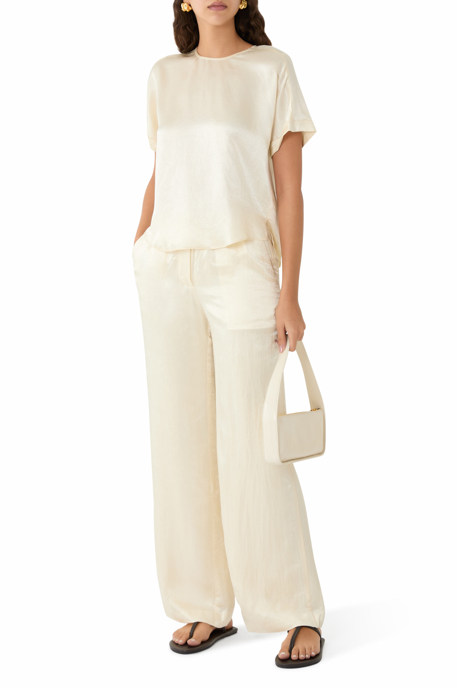 Addison Short Sleeves Crinkled Shirt